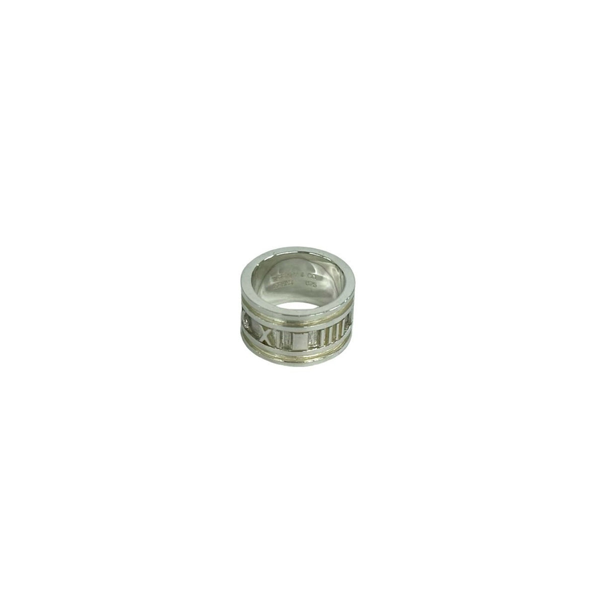 Tiffany Silver Silver 925 Band Ring (Pre-Owned)