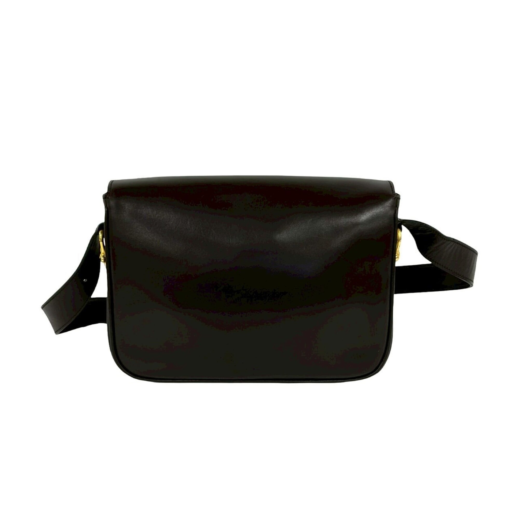 Celine Brown Leather Shoulder Bag (Pre-Owned)