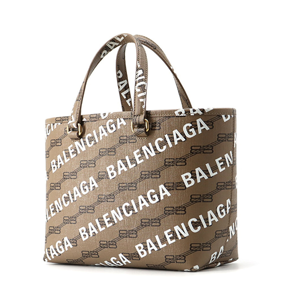 Balenciaga Brown Pvc Handbag (Pre-Owned)