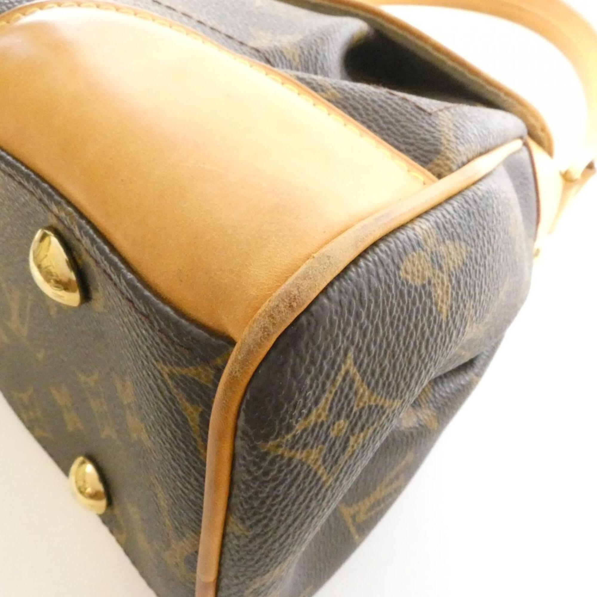 Louis Vuitton Brown Coated Canvas Shoulder Bag (Pre-Owned)