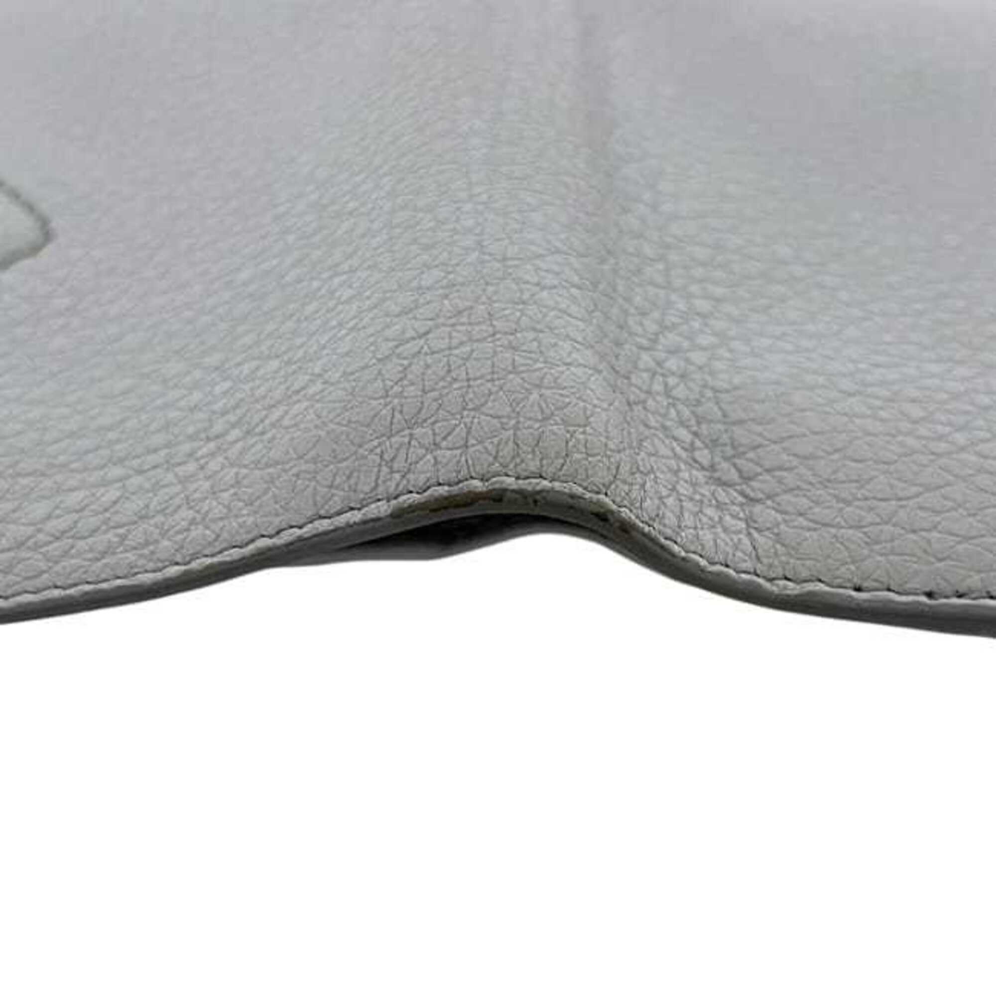 Prada Gray Leather Wallet (Bi-Fold) (Pre-Owned)