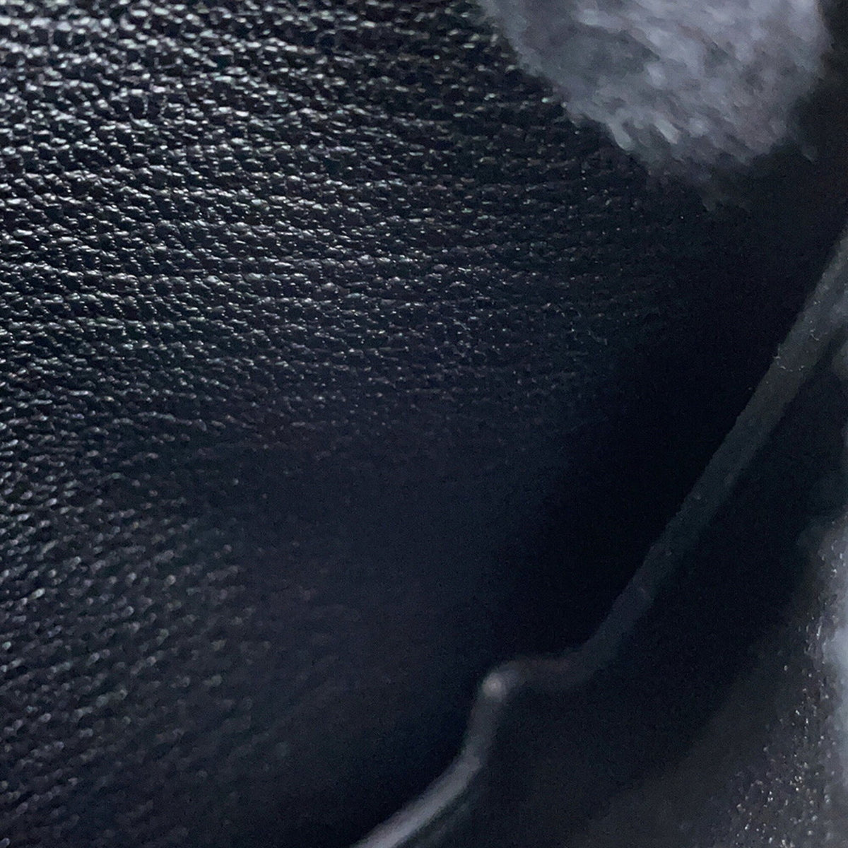 Hermes Black Evergrain Leather Handbag Shoulder Bag (Pre-Owned)