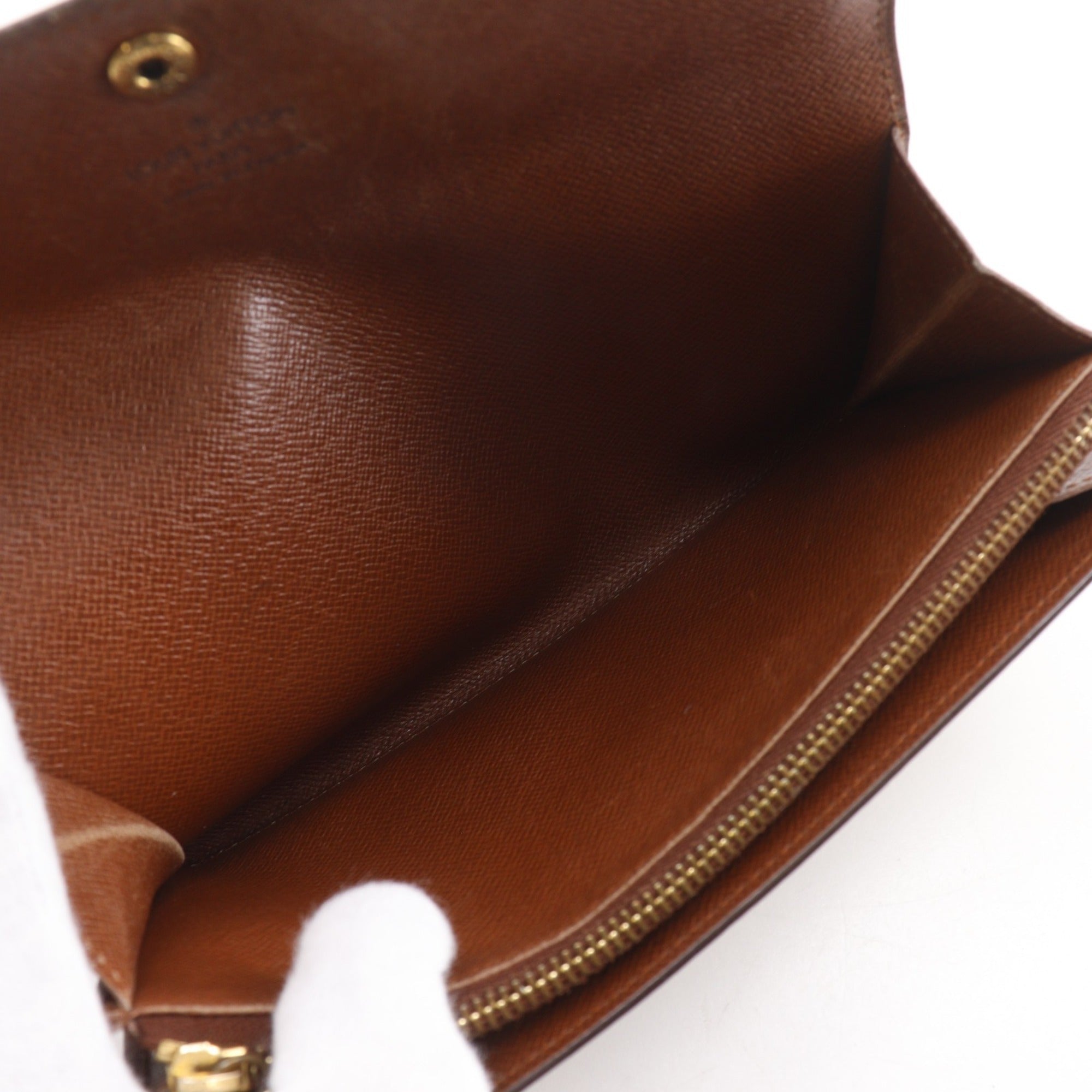 Louis Vuitton Monogram Brown Monogram Long Wallet (Bi-Fold) (Pre-Owned)