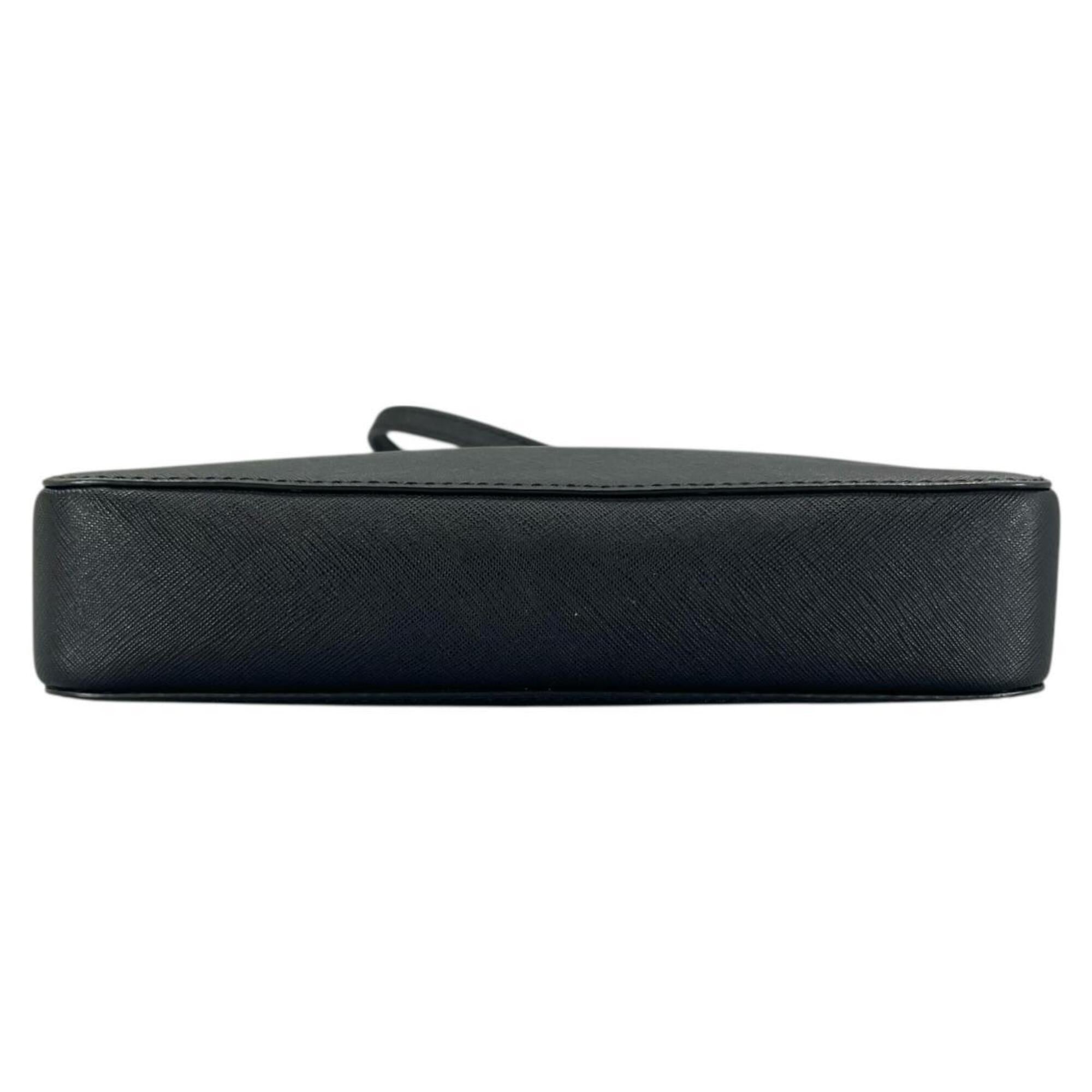Michael Kors Black Leather Shoulder Bag (Pre-Owned)