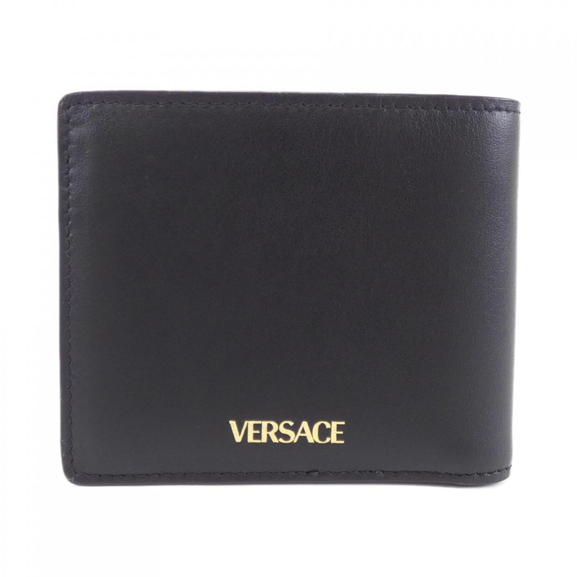 Versace Black Wallet (Bi-Fold) (Pre-Owned)