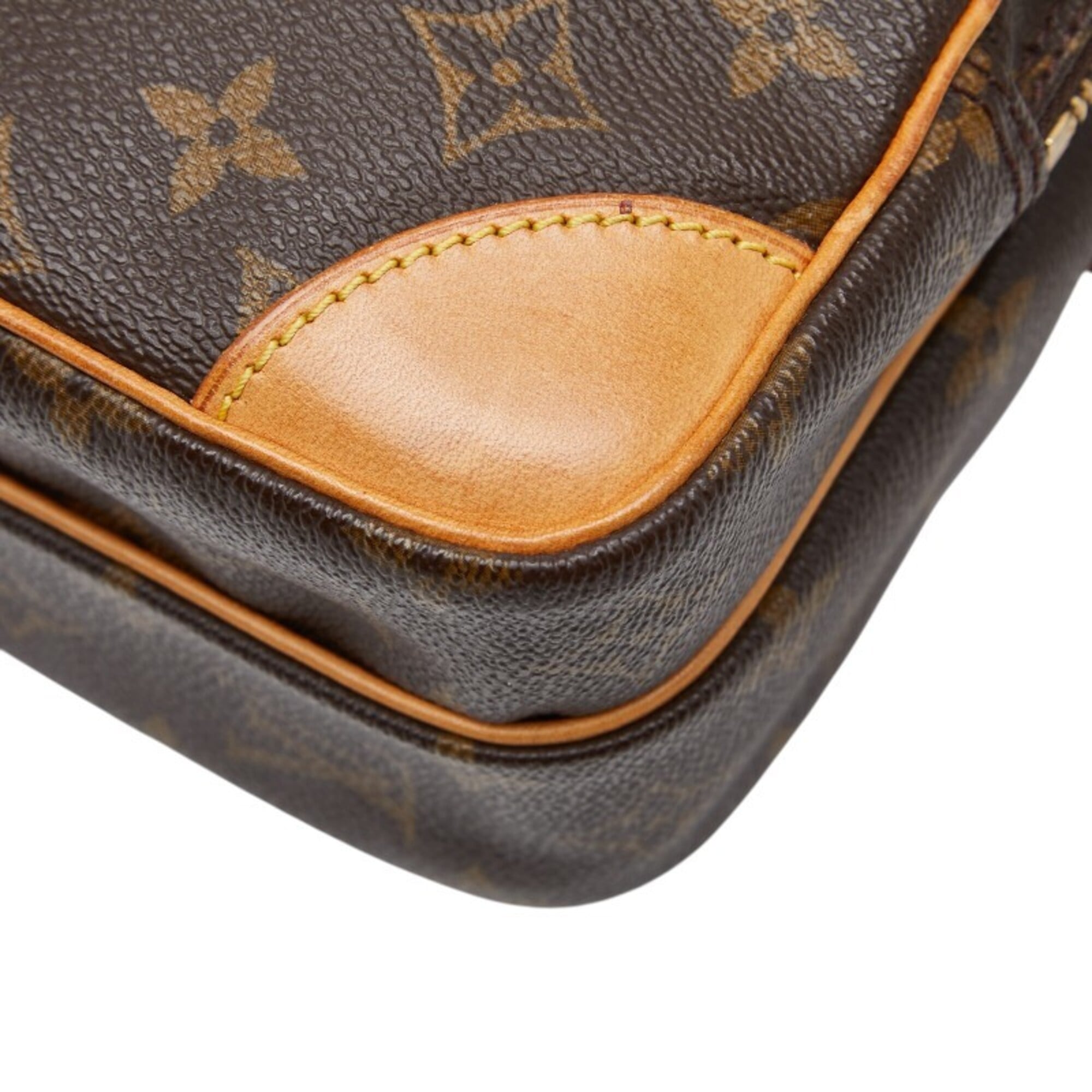 Louis Vuitton Brown Pvc Leather Shoulder Bag (Pre-Owned)