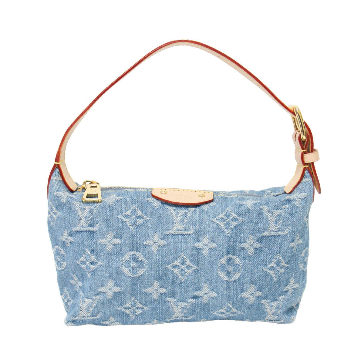 Louis Vuitton Blue Handbag Pochette (Pre-Owned)