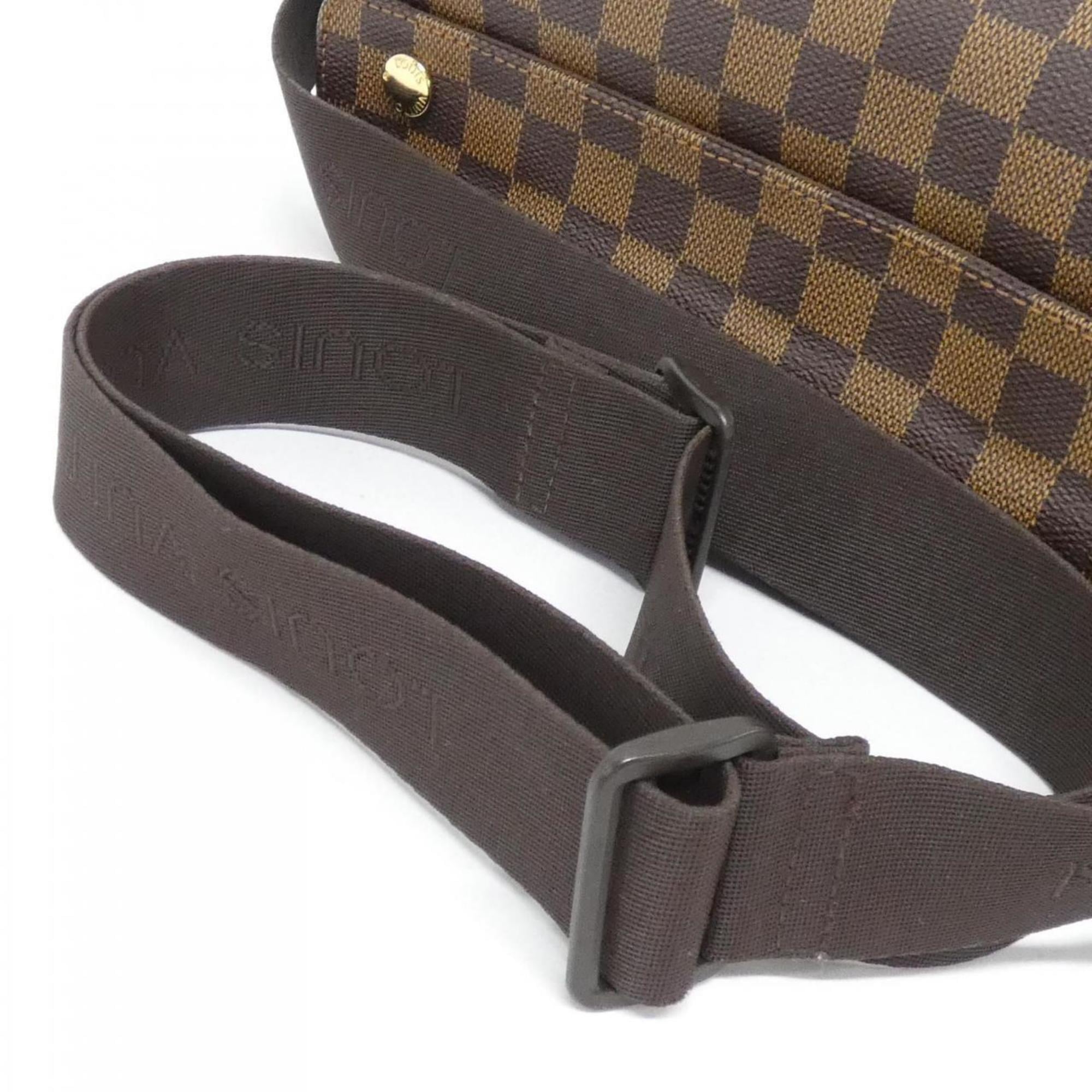 Louis Vuitton Ebene Coated Canvas Shoulder Bag (Pre-Owned)