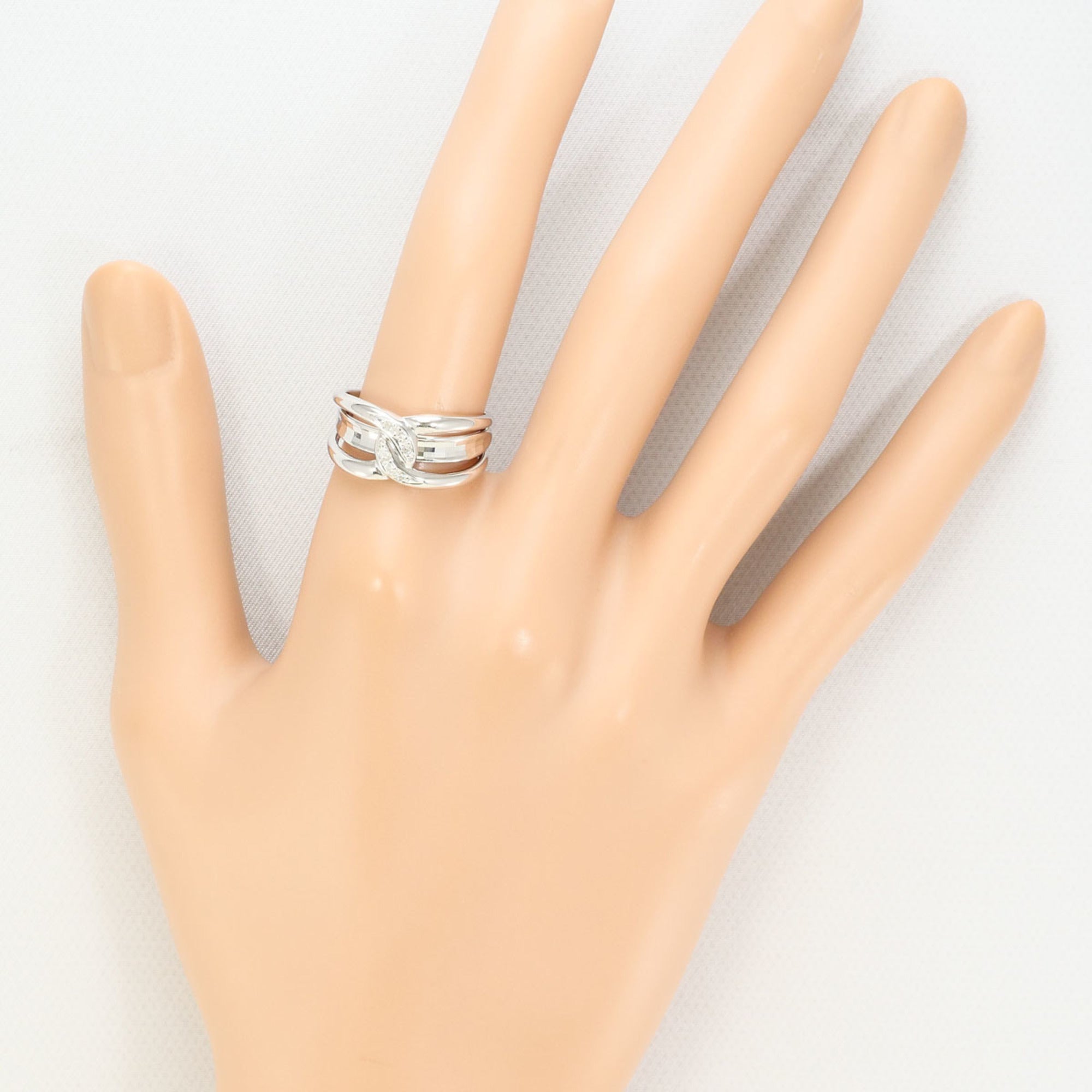 Unbranded White Gold White Gold (14K) Band Ring (Pre-Owned)