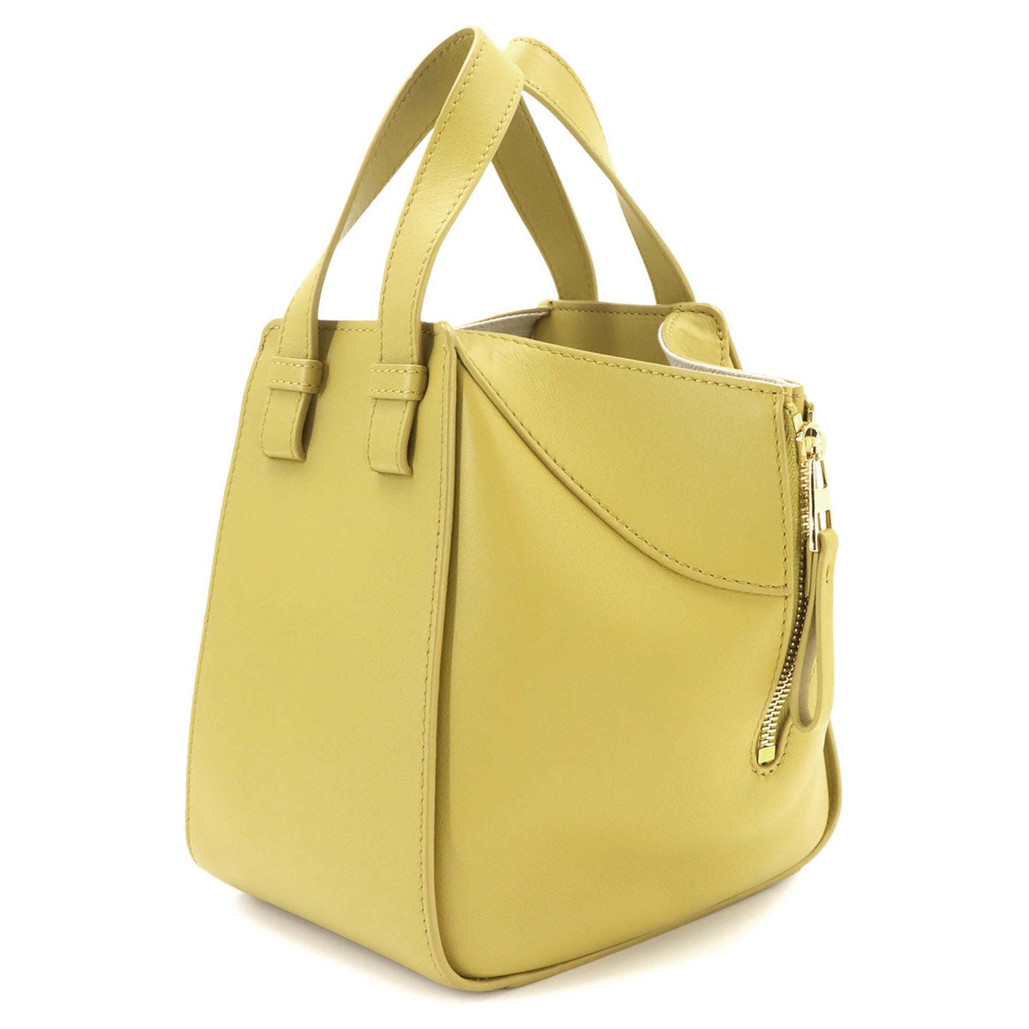 Loewe Yellow Leather Handbag (Pre-Owned)