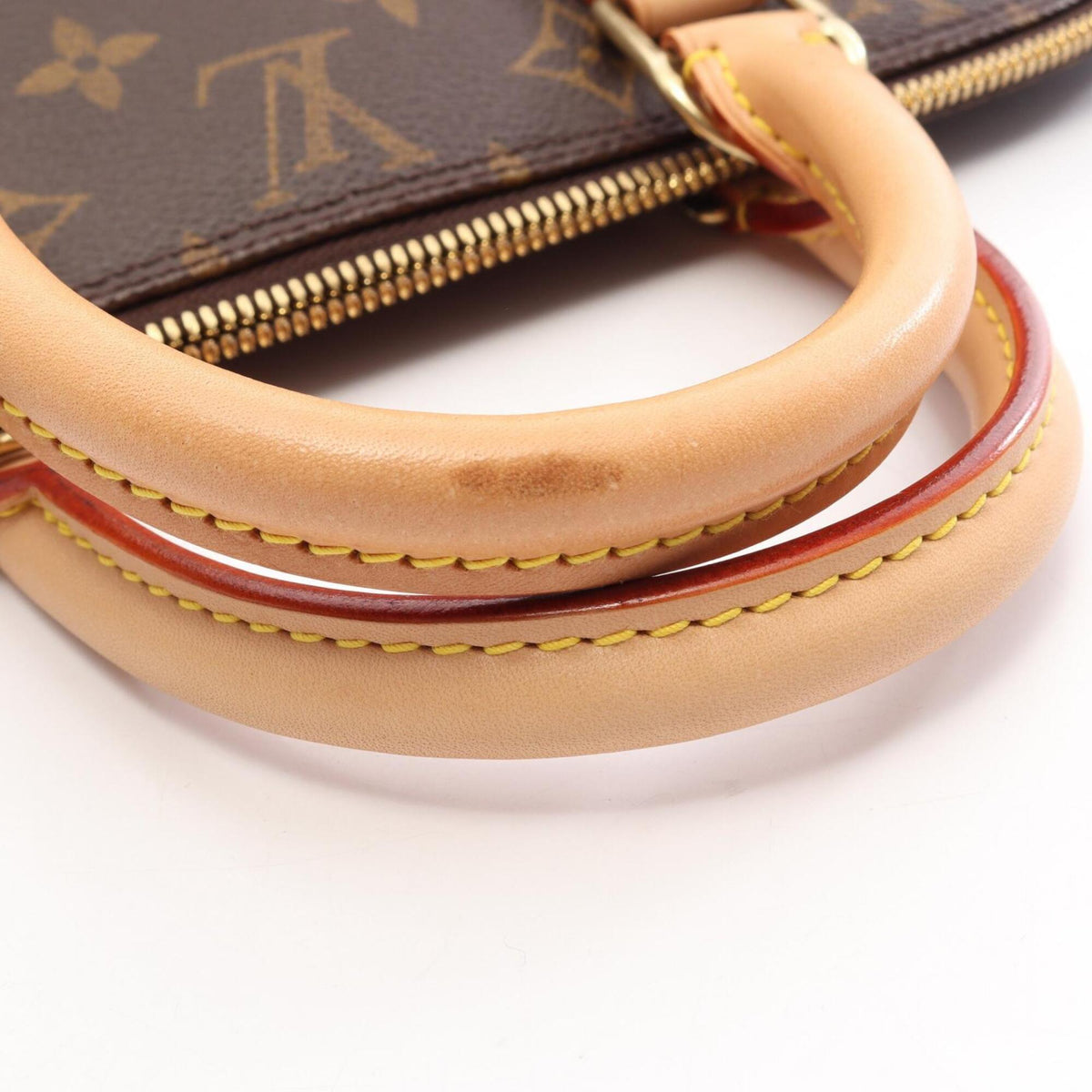 Louis Vuitton Brown Monogram Leather Handbag (Pre-Owned)