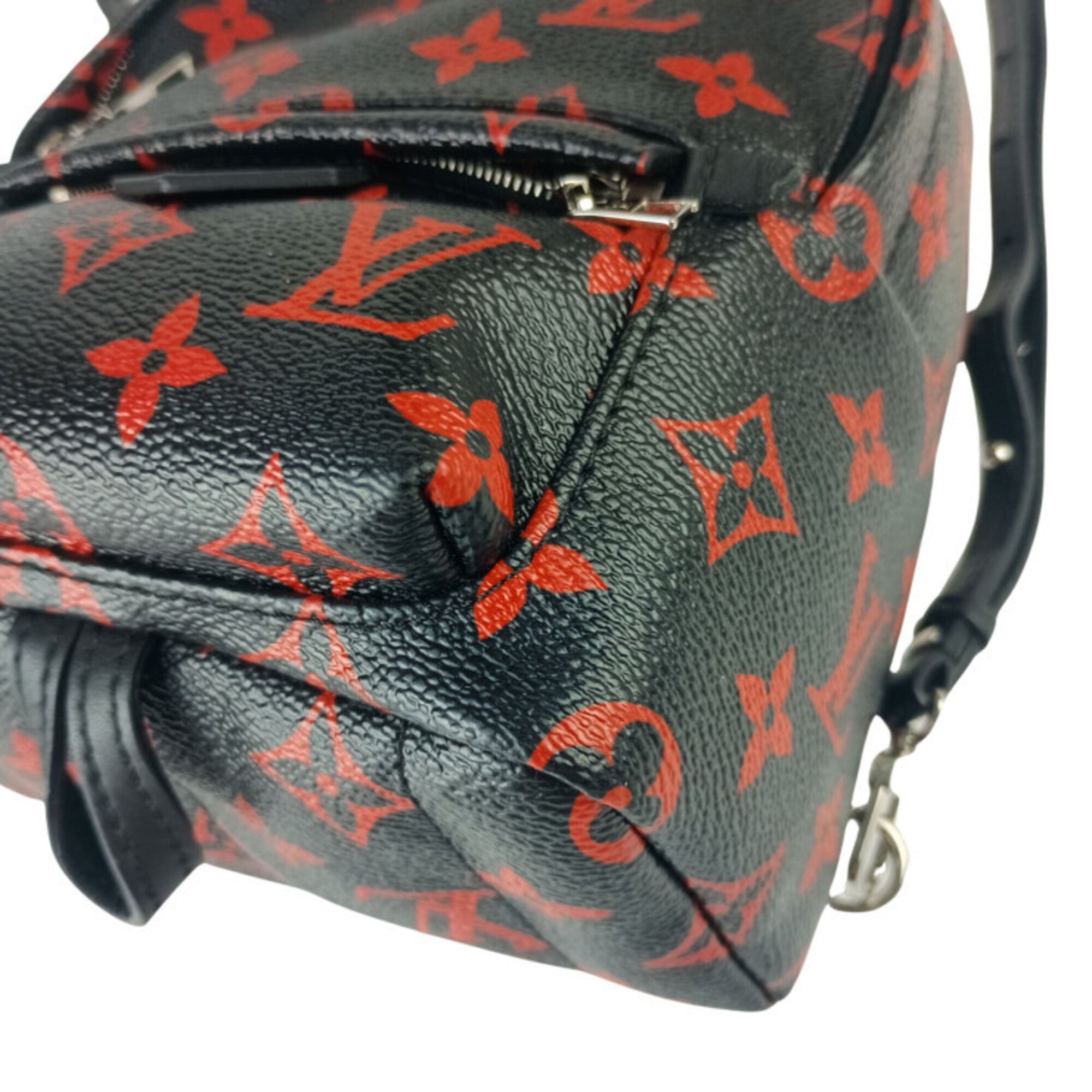 Louis Vuitton Black Red Color Backpack (Pre-Owned)