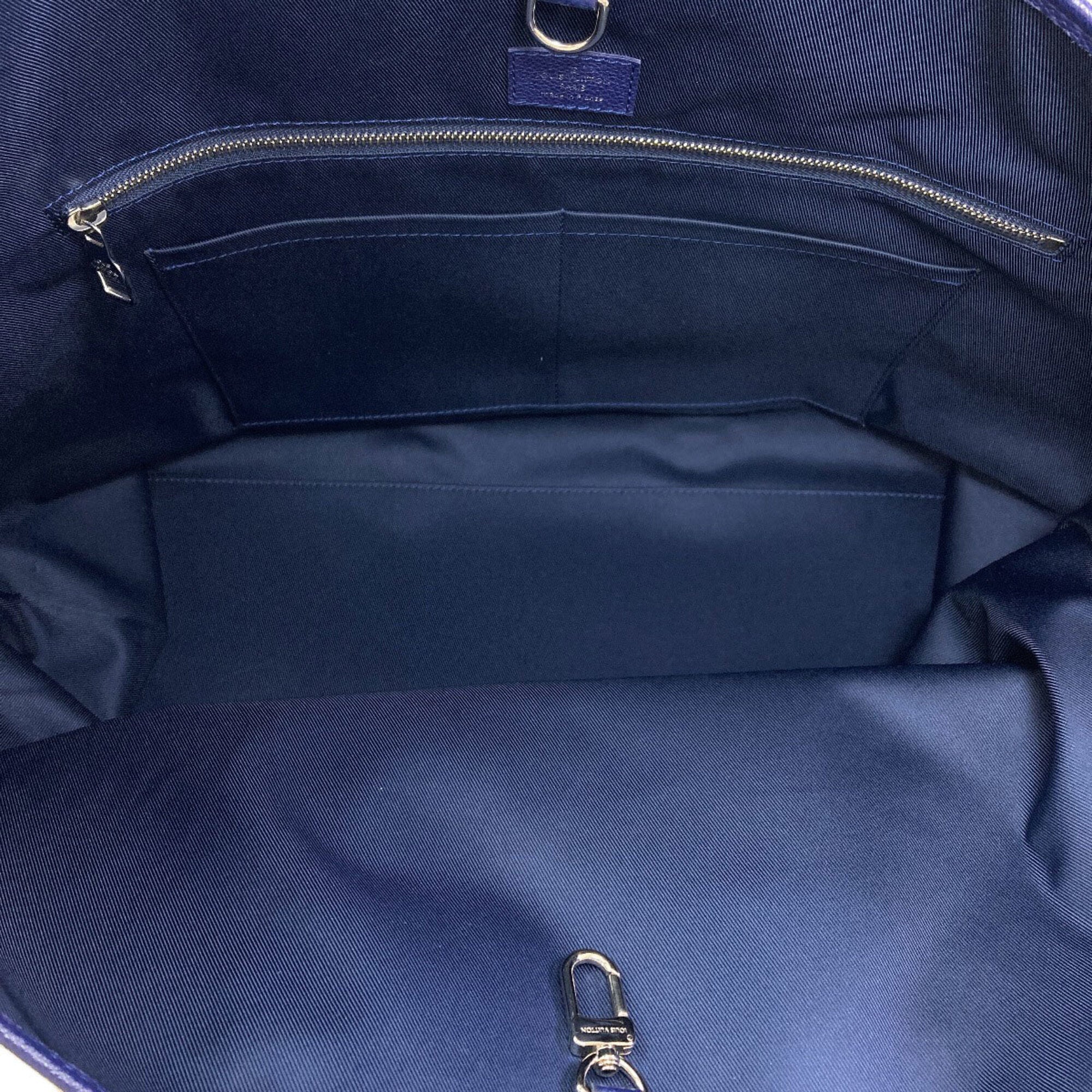 Louis Vuitton Blue Monogram Tote Bag (Pre-Owned)