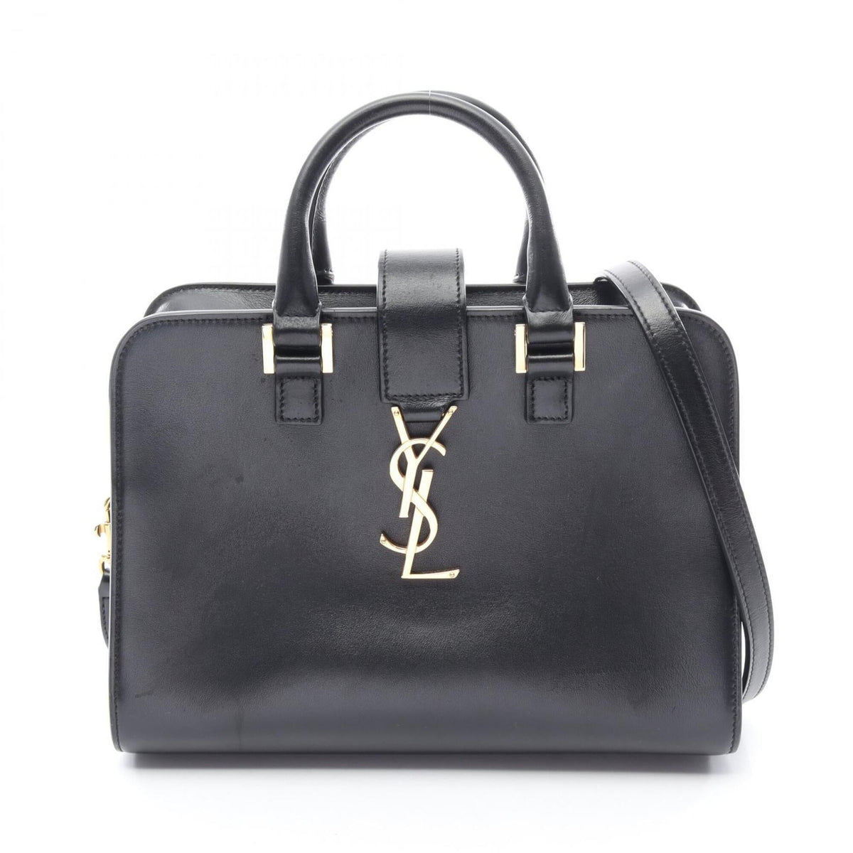 Yves Saint Laurent Black Leather Handbag (Pre-Owned)