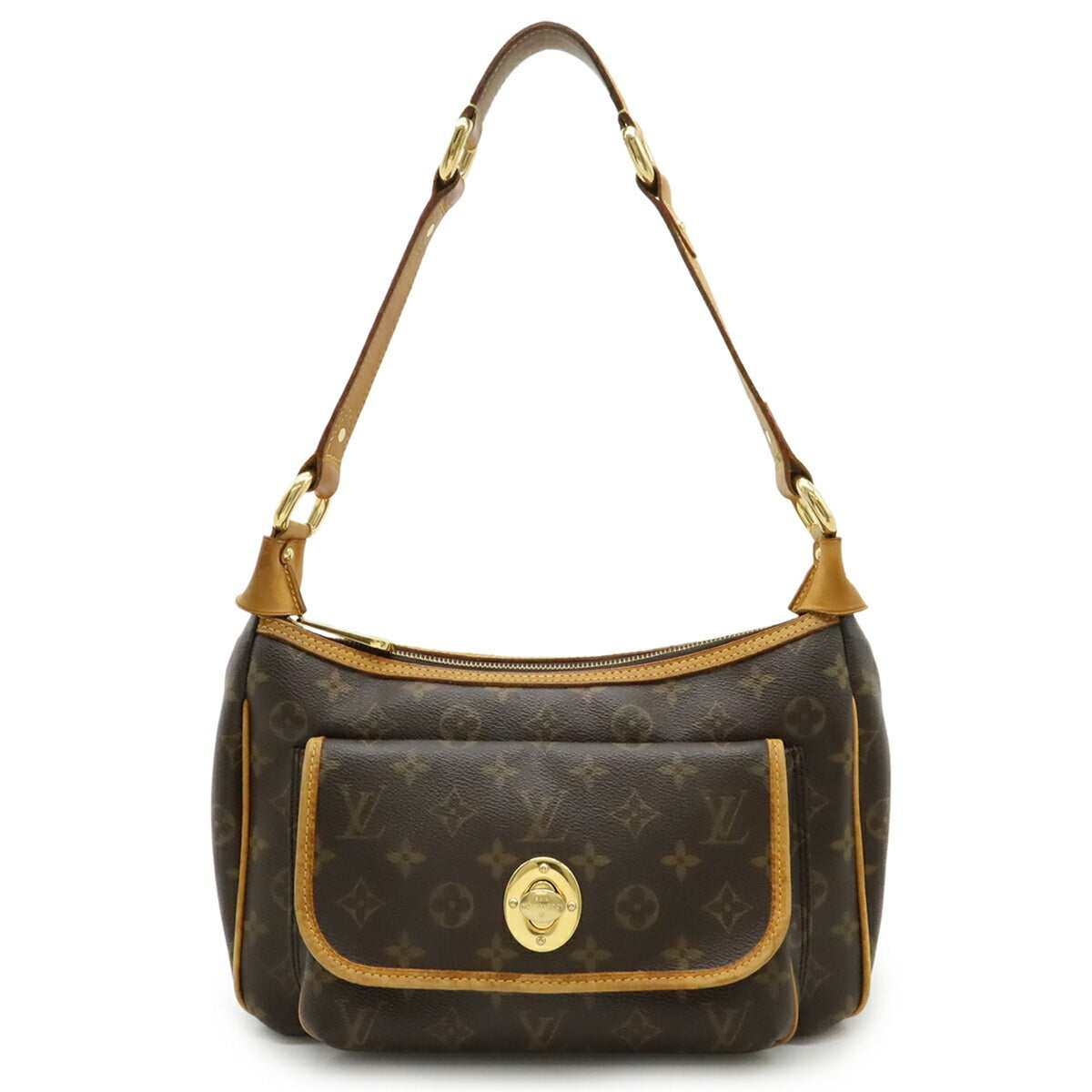 Louis Vuitton Brown Canvas Shoulder Bag (Pre-Owned)