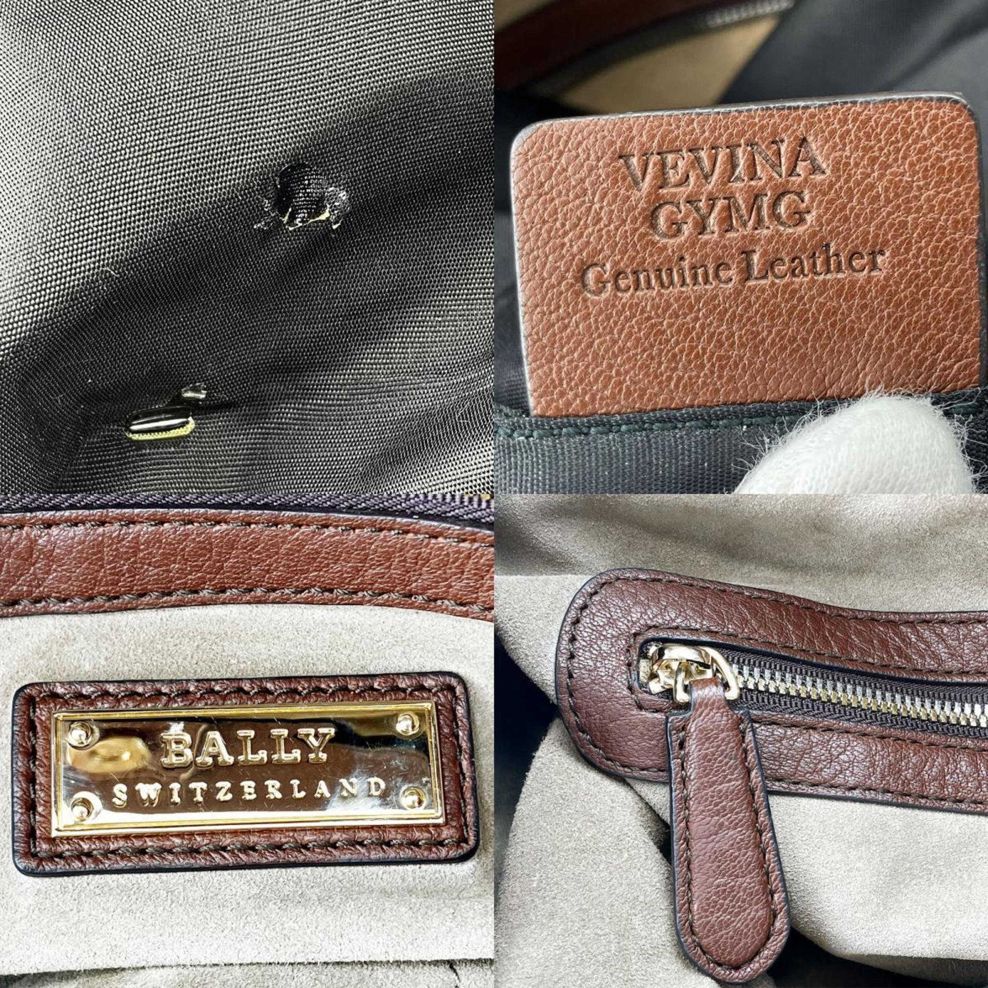 Bally Brown Leather Tote Bag (Pre-Owned)