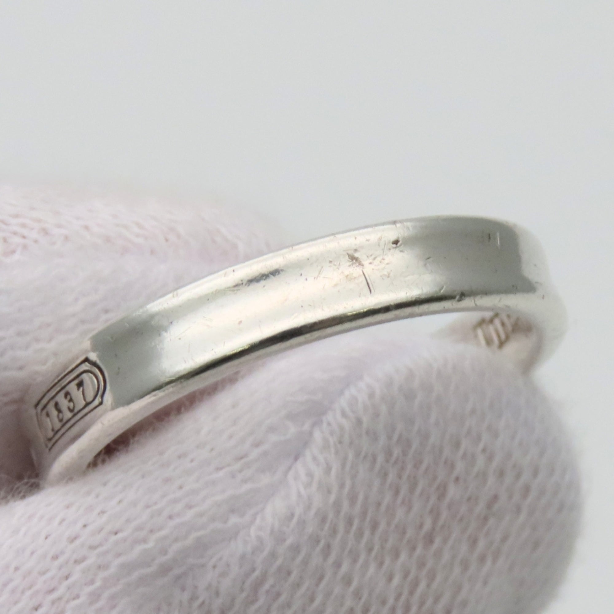 Tiffany Silver Silver 925 Band Ring (Pre-Owned)