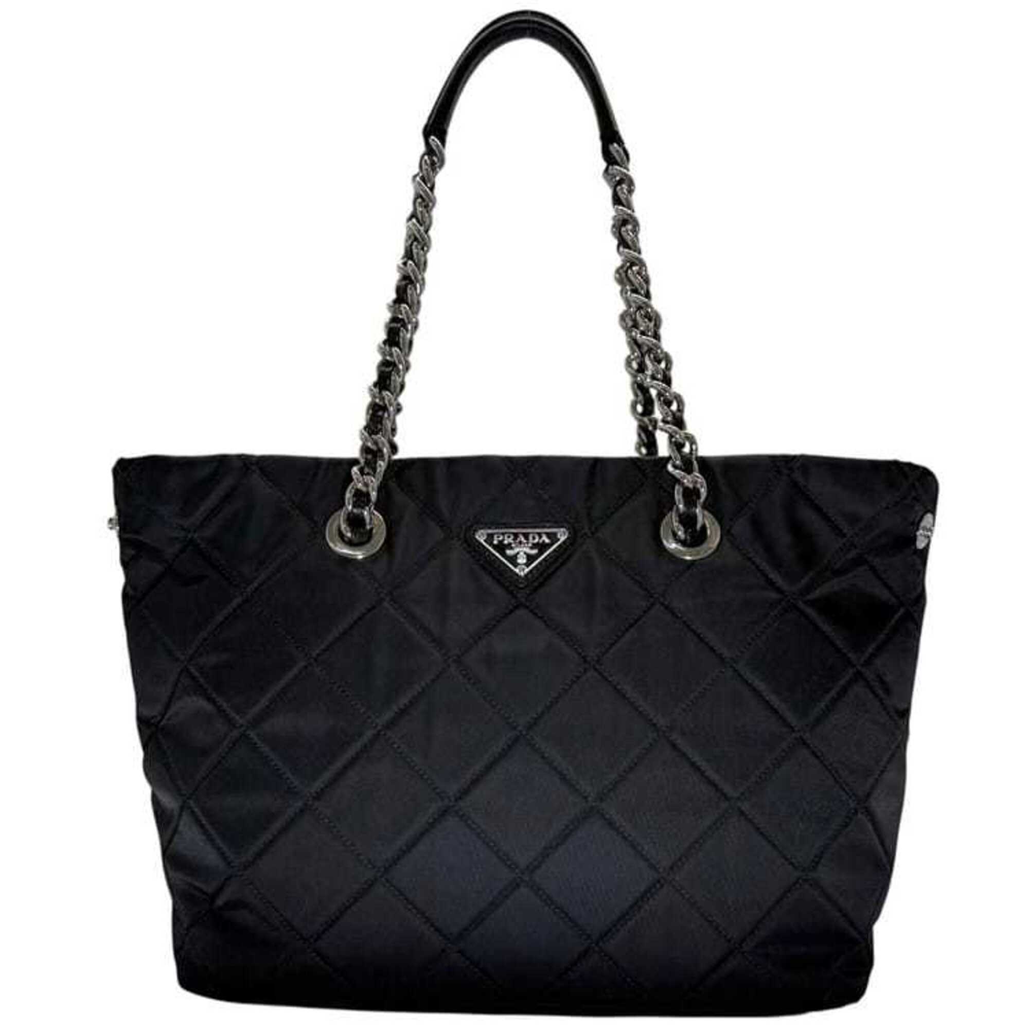 Prada Black Nero Nylon Tote Bag (Pre-Owned)