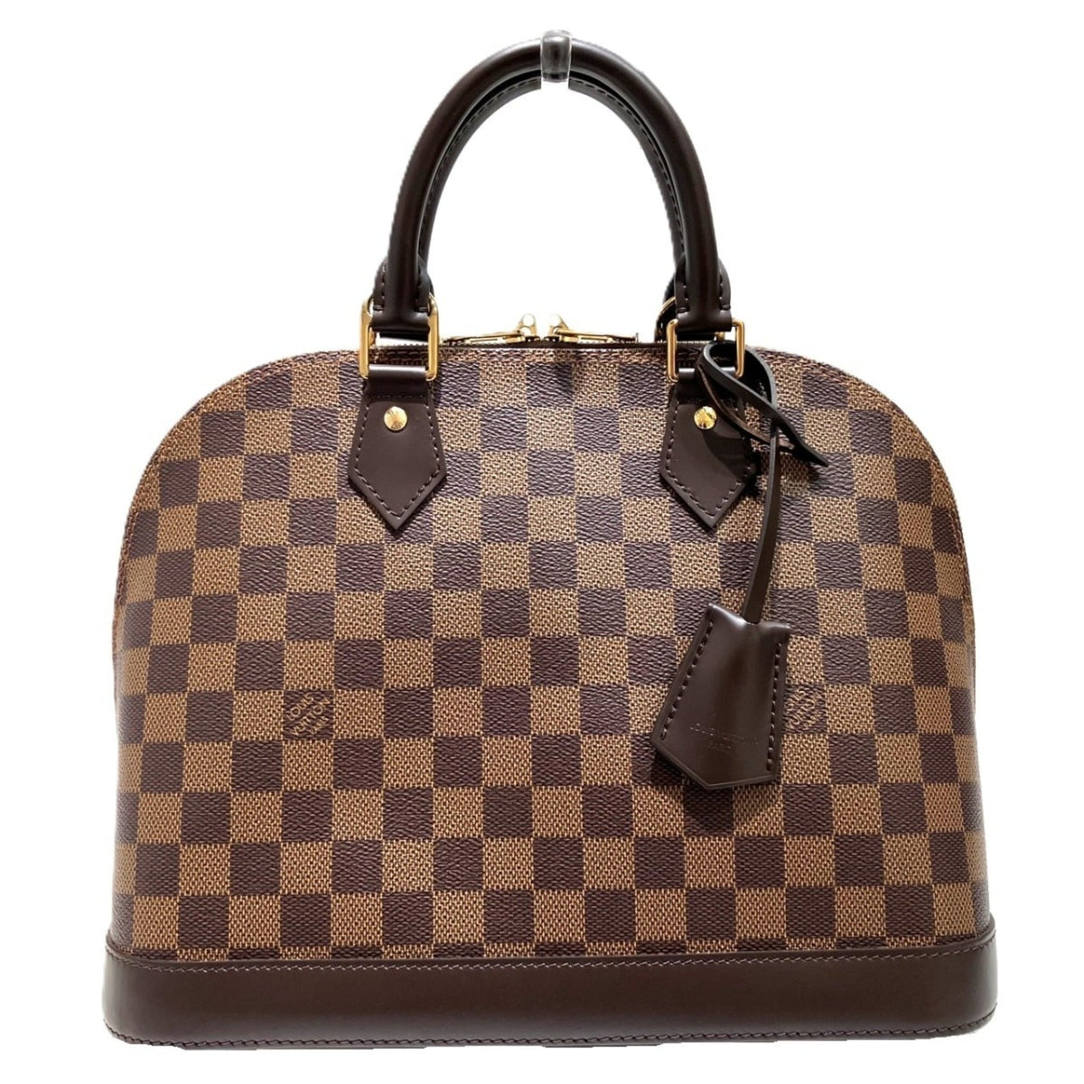 Louis Vuitton Damier Brown Damier Canvas Handbag (Pre-Owned)