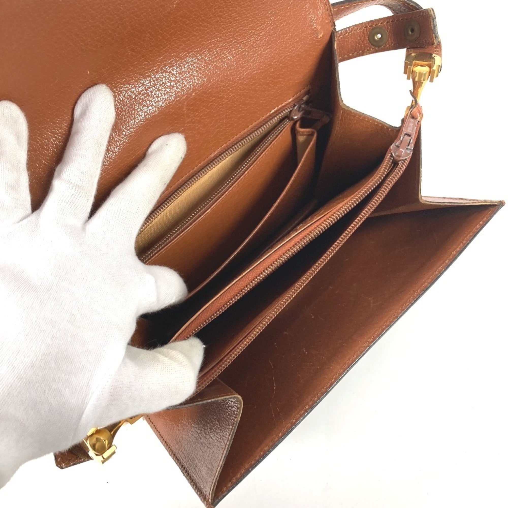 Louis Vuitton Brown Monogram Shoulder Bag (Pre-Owned)