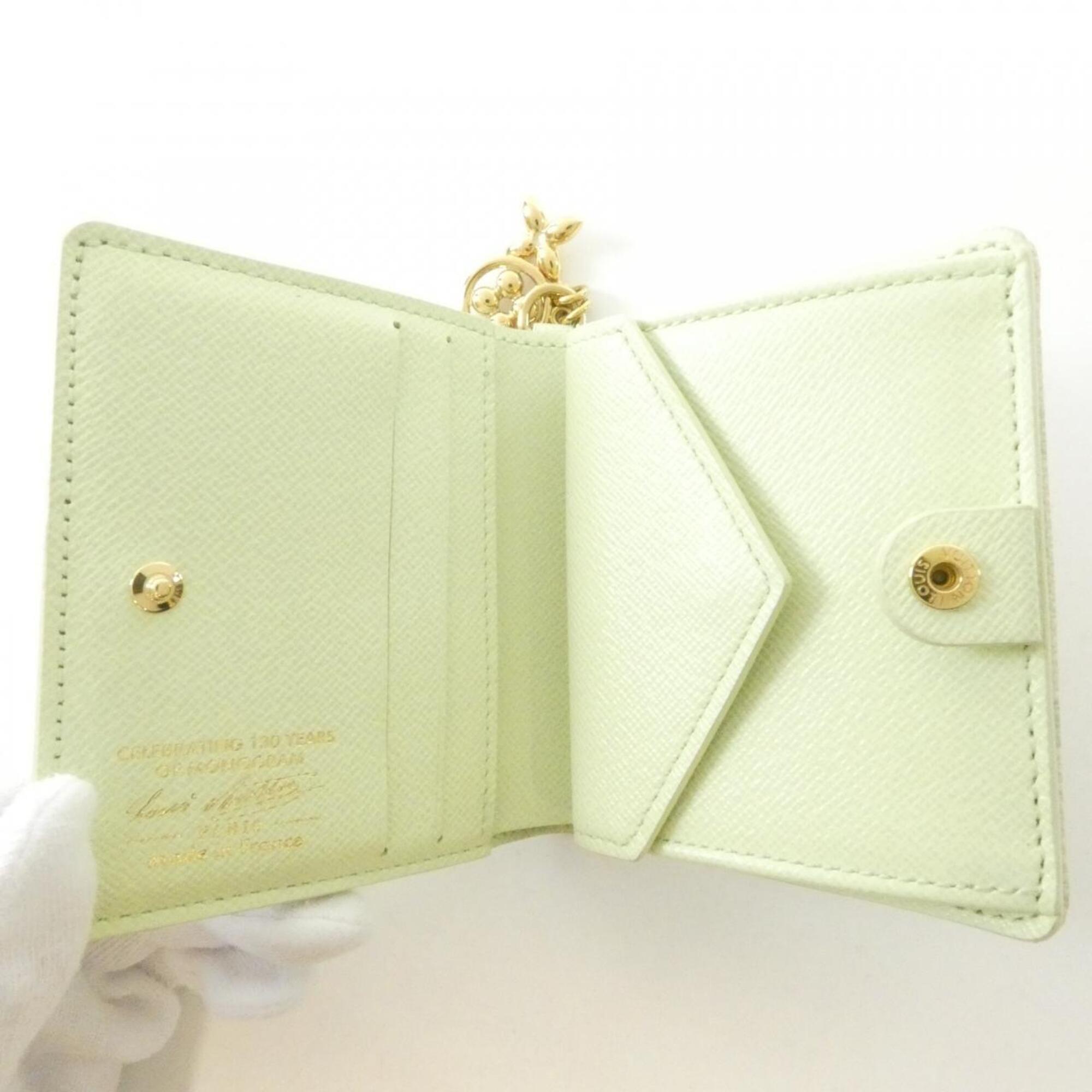 Louis Vuitton Monogram Vert Coated Canvas Wallet (Bi-Fold) (Pre-Owned)