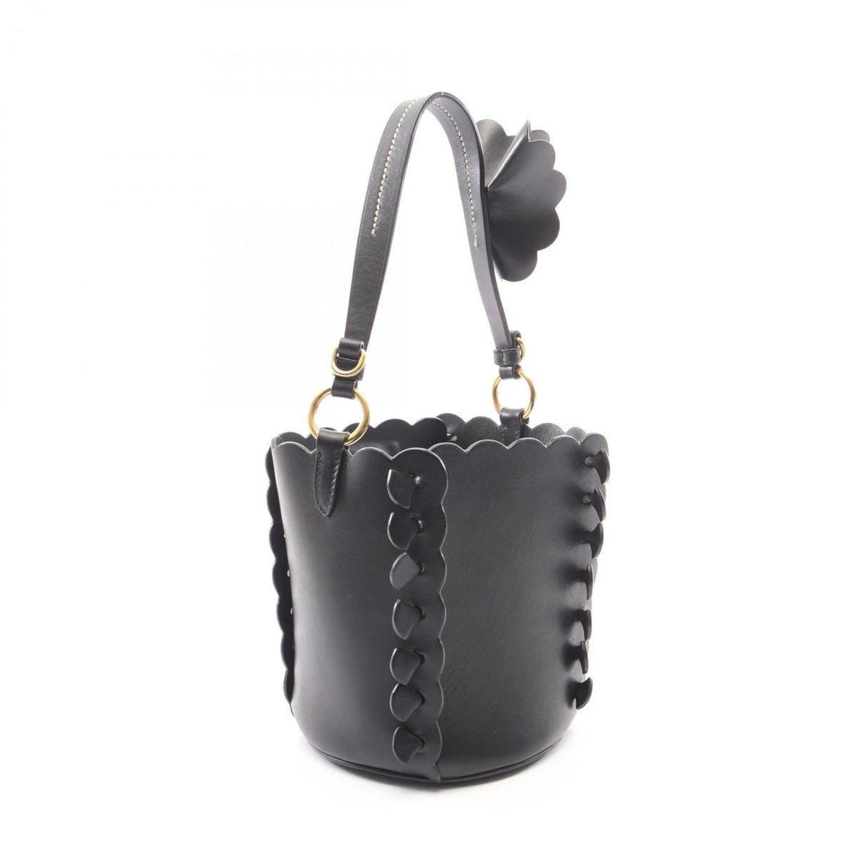 Miu Miu Black Leather Handbag Pouch (Pre-Owned)