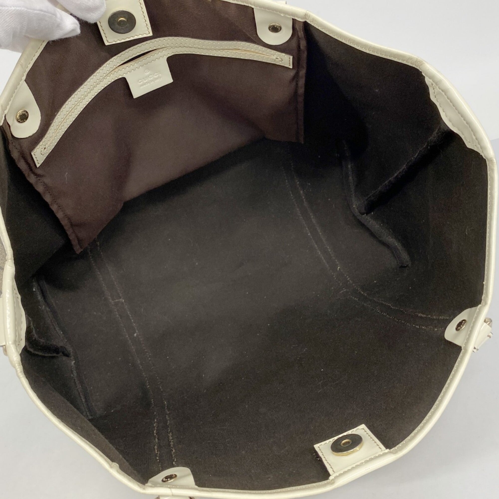 Gucci Brown Pvc Tote Bag (Pre-Owned)