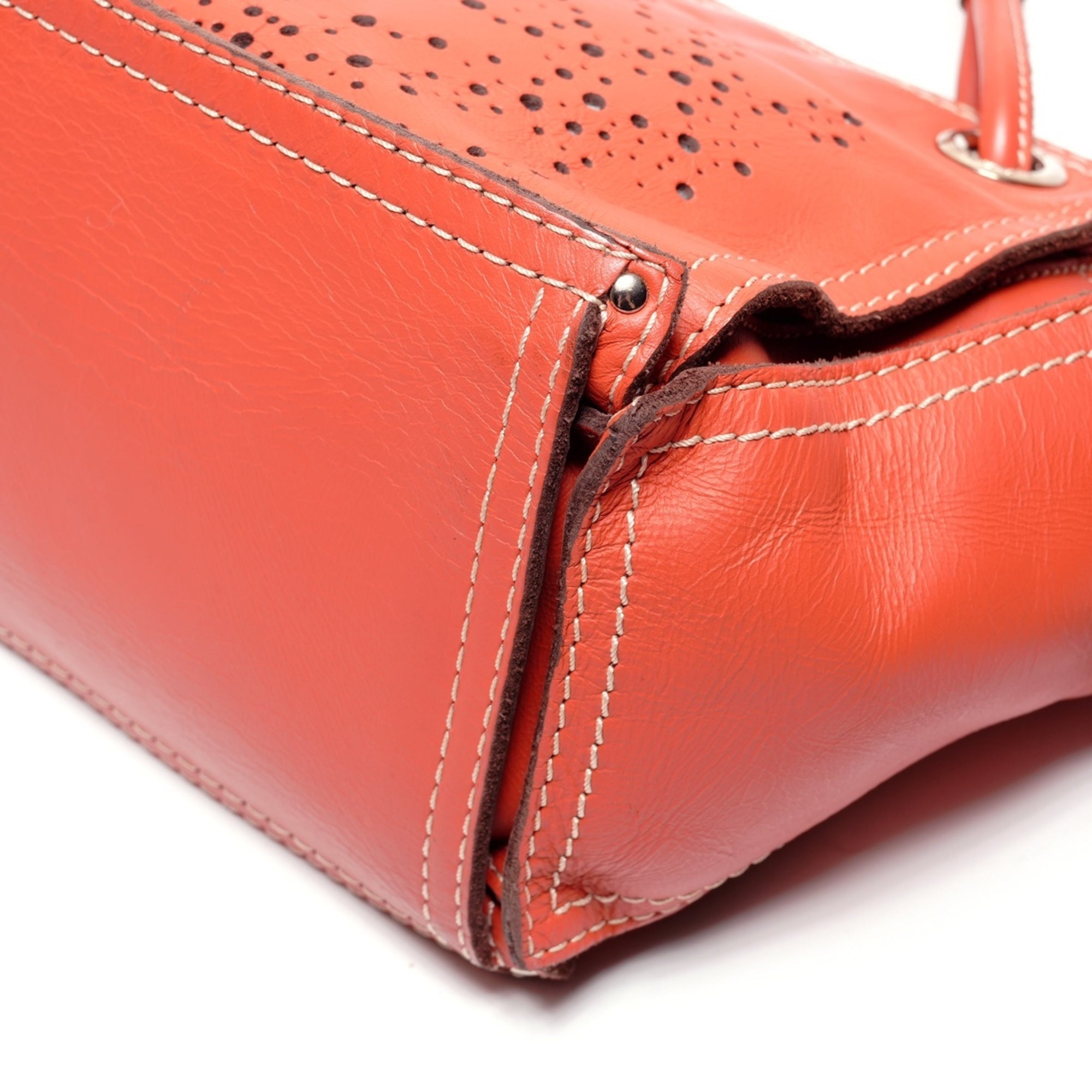 Loewe Orange Handbag (Pre-Owned)