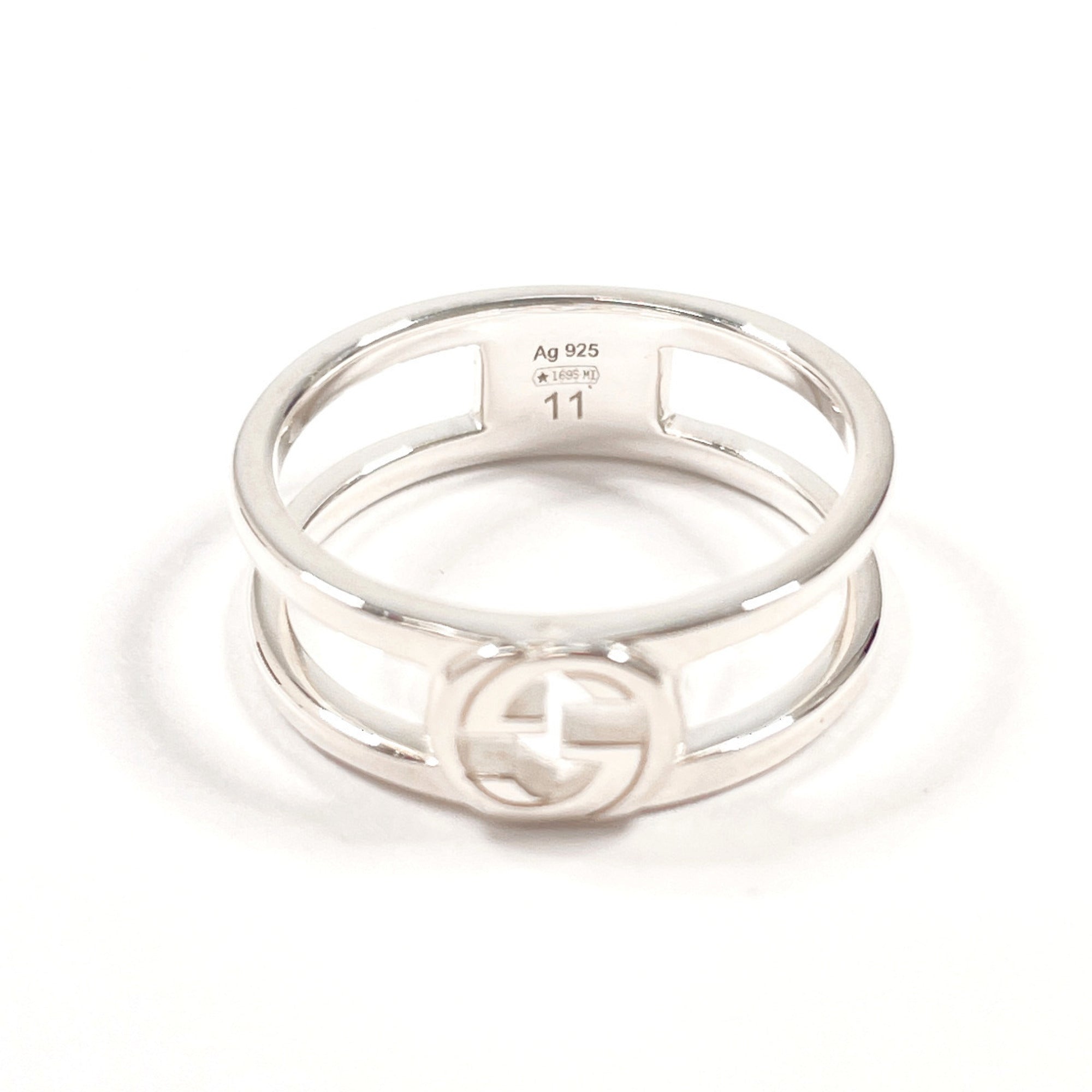 Gucci Silver Silver 925 Band Ring (Pre-Owned)
