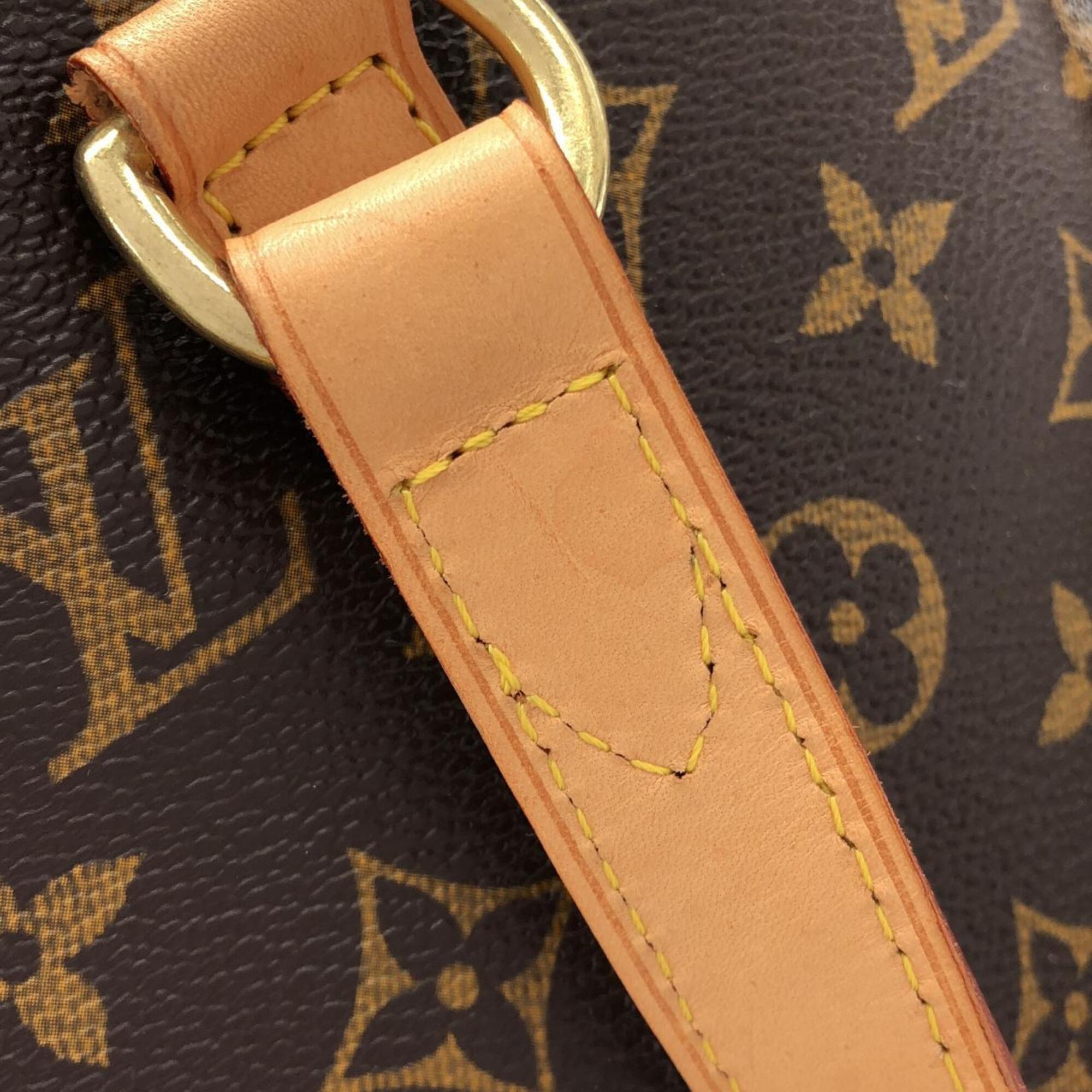 Louis Vuitton Marron Coated Canvas Handbag (Pre-Owned)