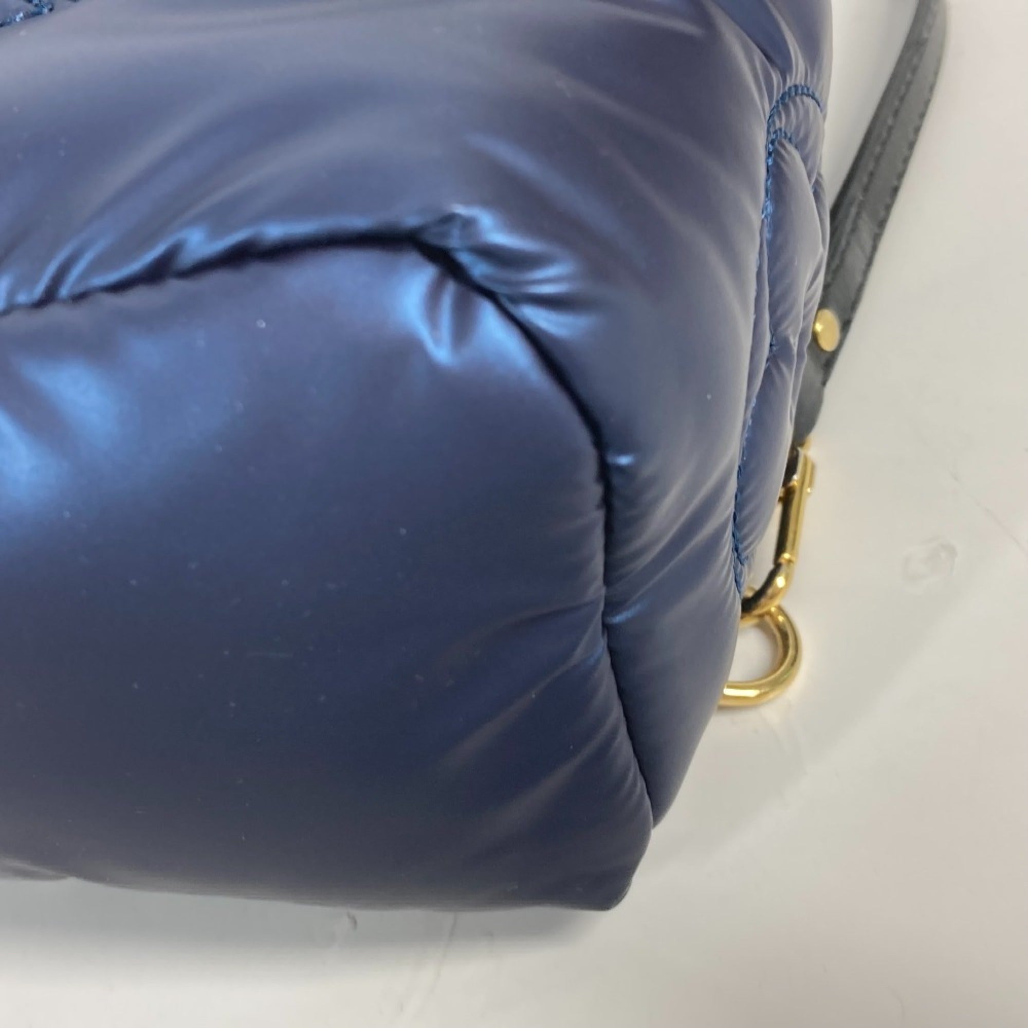 Louis Vuitton Brown Navy Monogram Nylon Backpack (Pre-Owned)