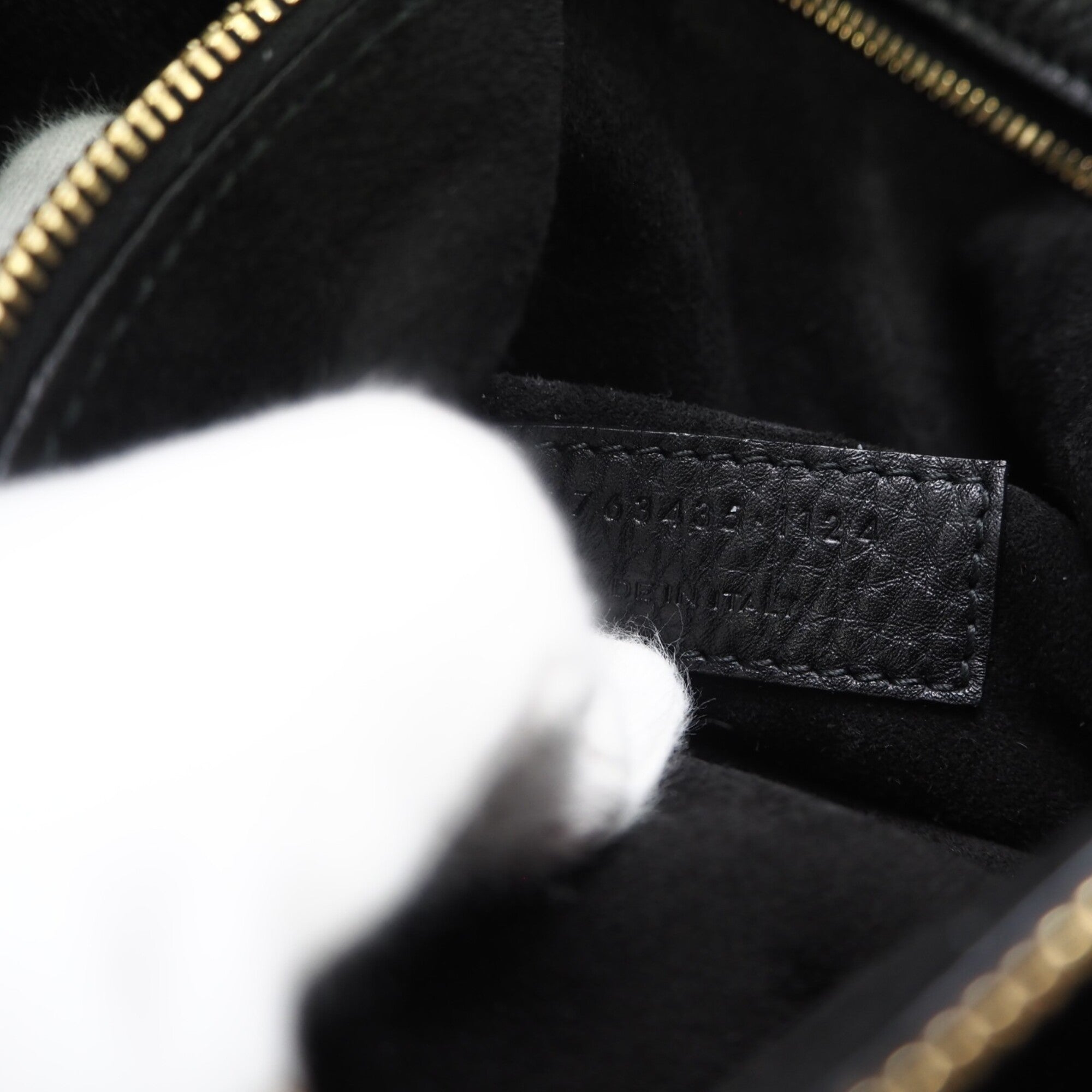 Yves Saint Laurent Black Handbag Tote Bag (Pre-Owned)