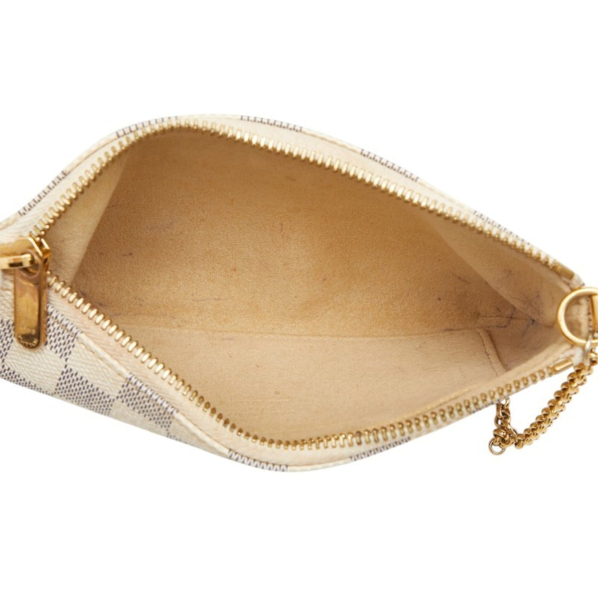 Louis Vuitton White Pvc Leather Handbag (Pre-Owned)