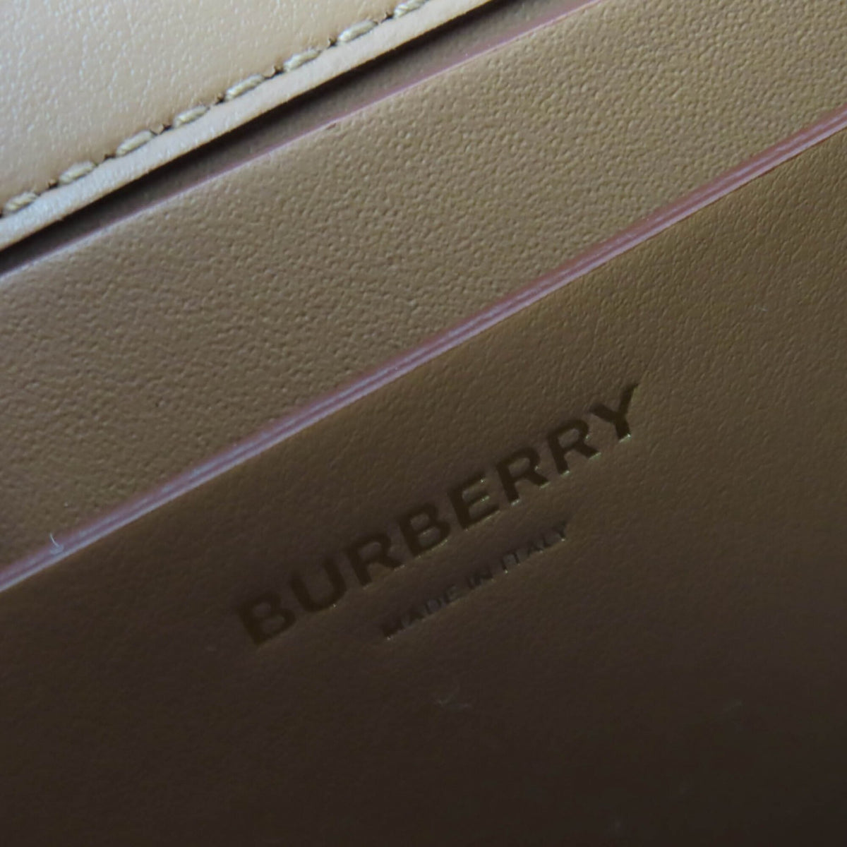 Burberry Brown Leather Shoulder Bag (Pre-Owned)