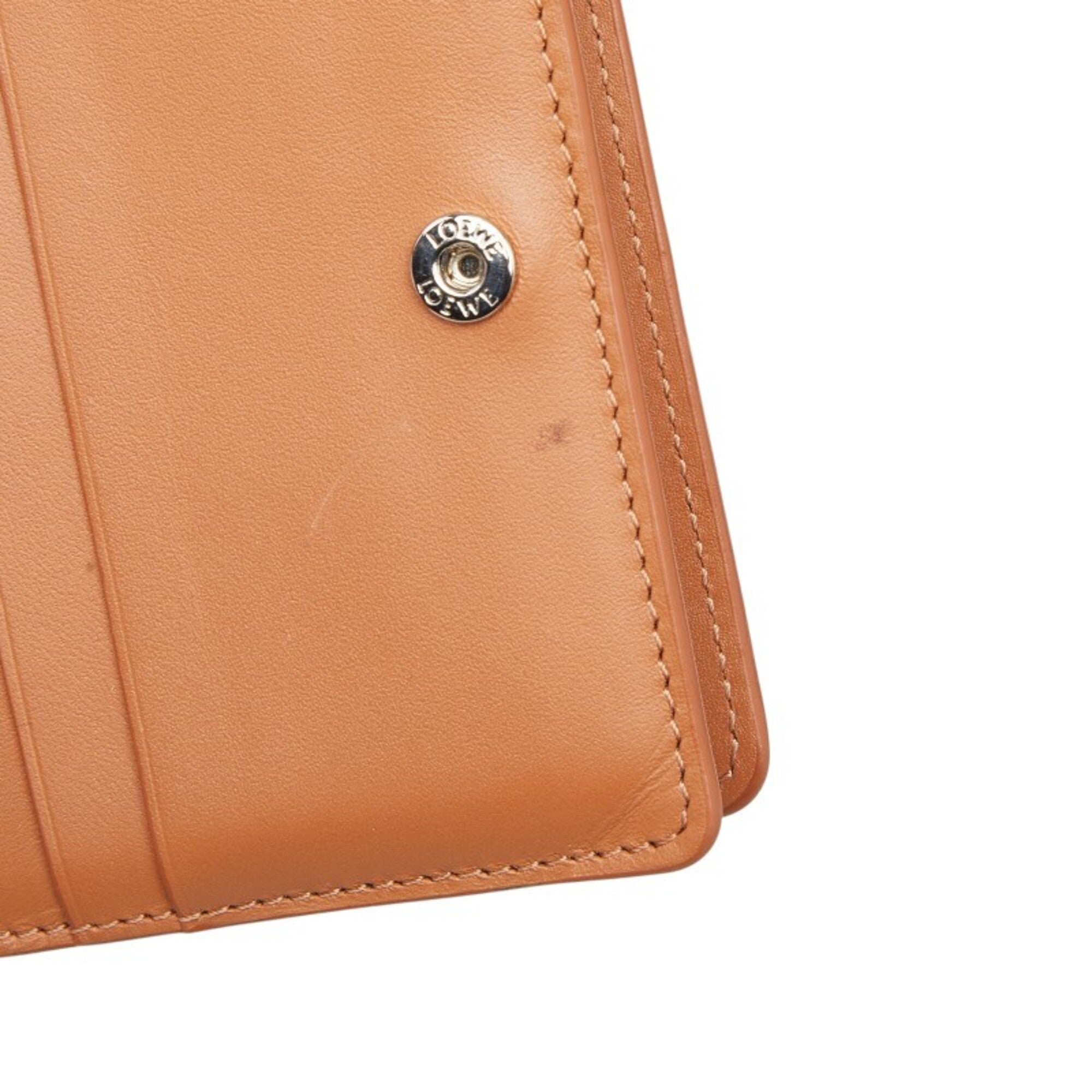 Loewe Brown Leather Wallet (Bi-Fold) (Pre-Owned)