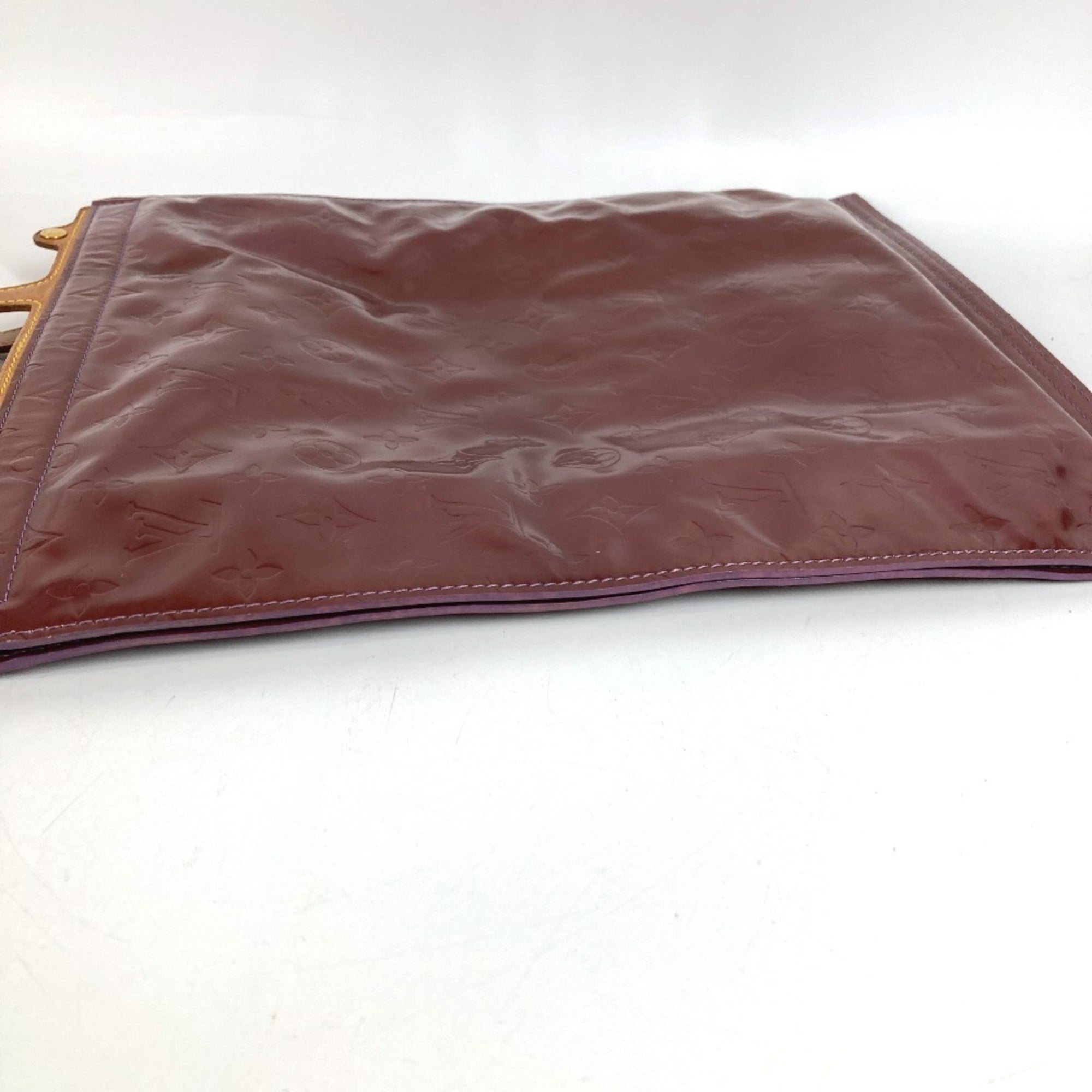 Louis Vuitton Purple Violet Monogram Vernis Clutch Bag Handbag (Pre-Owned)