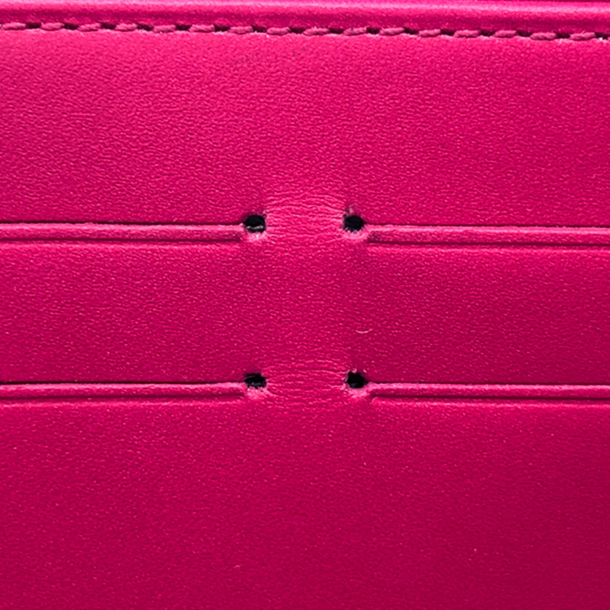 Louis Vuitton Indian Rose Pink Monogram Vernis Long Wallet (Bi-Fold) (Pre-Owned)