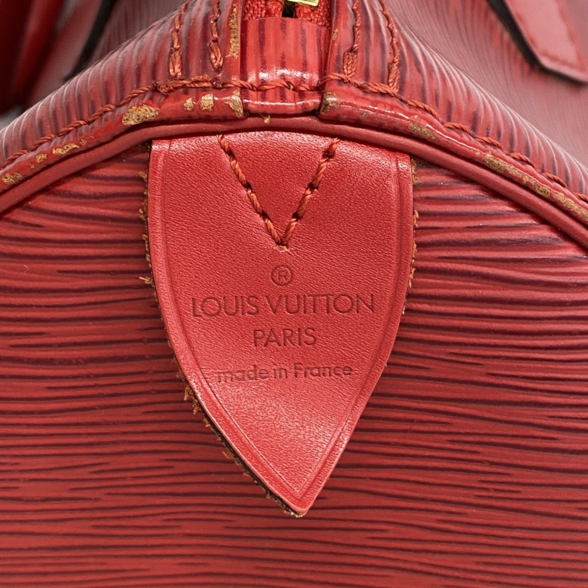 Louis Vuitton Castilian Red Handbag (Pre-Owned)