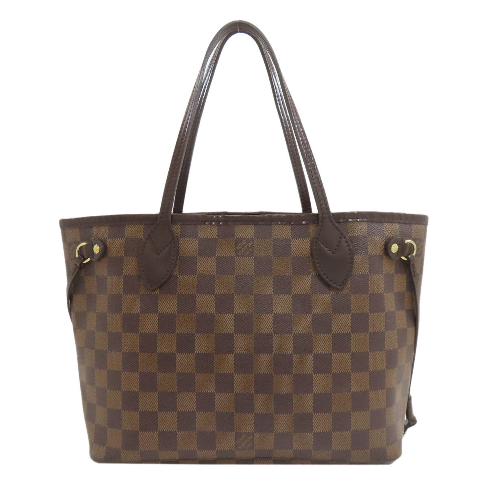 Louis Vuitton Damier Canvas Ebene Damier Canvas Handbag Tote Bag (Pre-Owned)