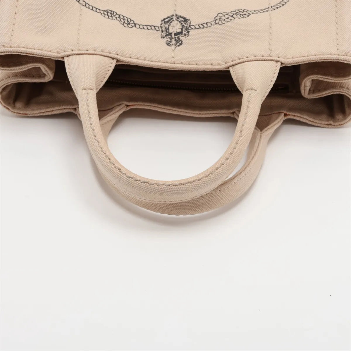 Prada Beige Handbag Shoulder Bag Tote Bag (Pre-Owned)