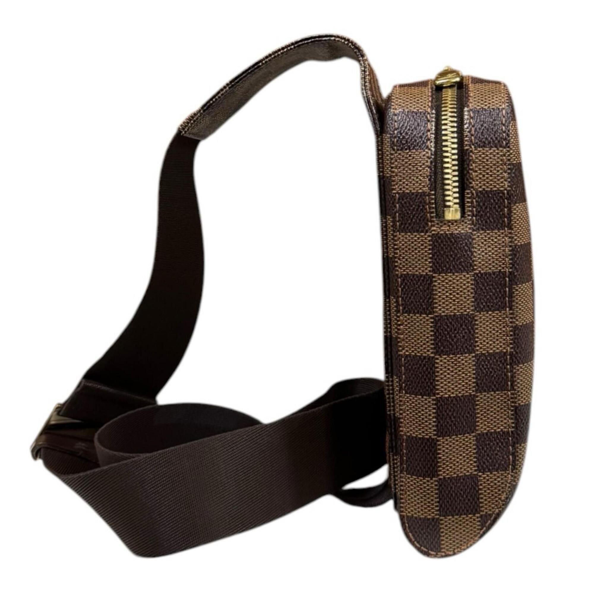 Louis Vuitton Damier Brown Damier Canvas Sling Bag (Pre-Owned)