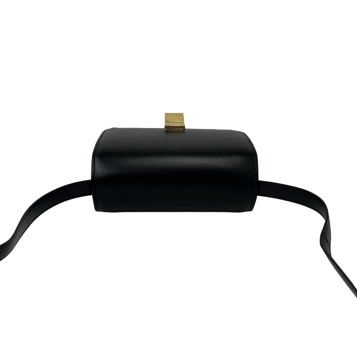 Celine Black Leather Crossbody Bag Pochette Shoulder Bag (Pre-Owned)