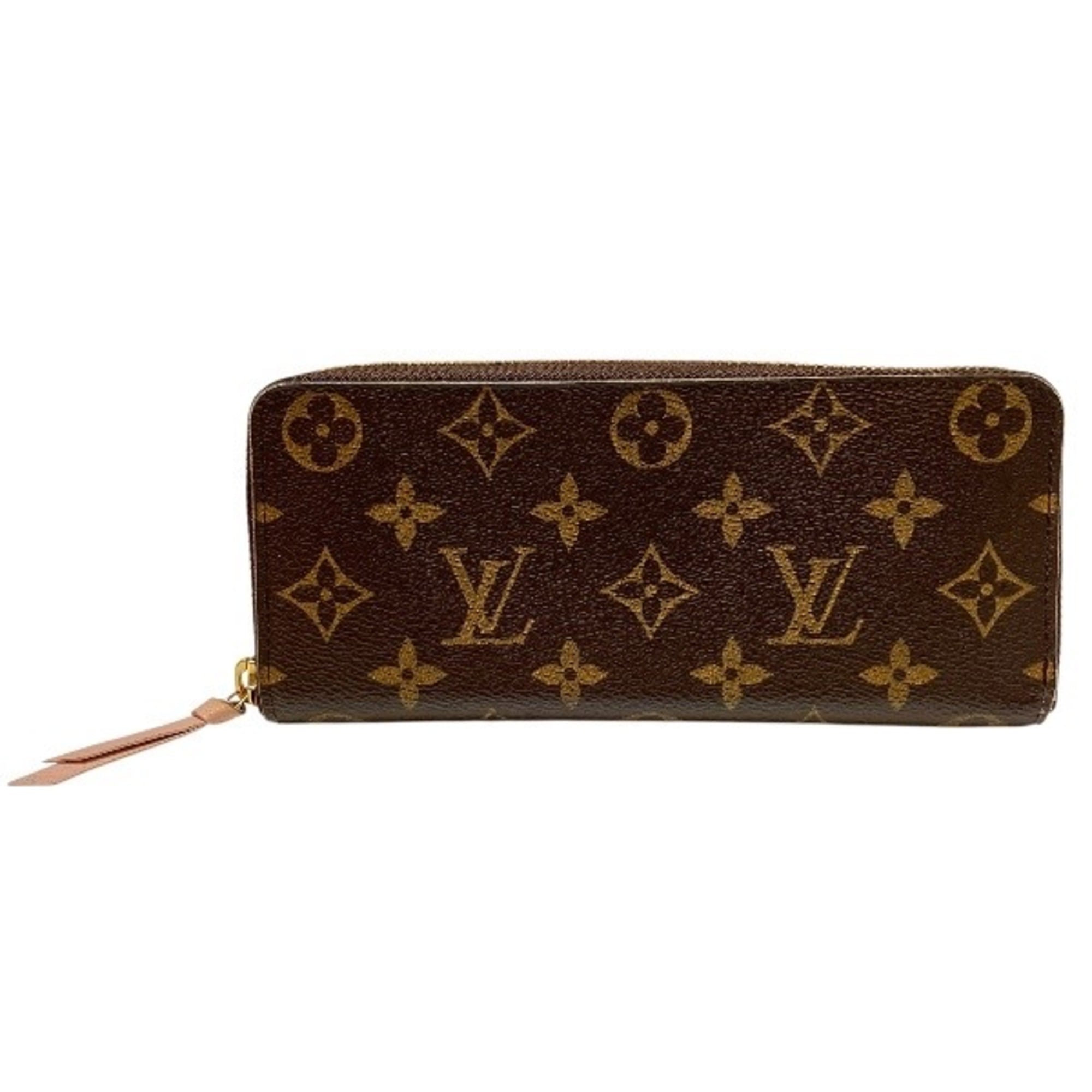 Louis Vuitton Monogram Pink Monogram Long Wallet (Bi-Fold) (Pre-Owned)