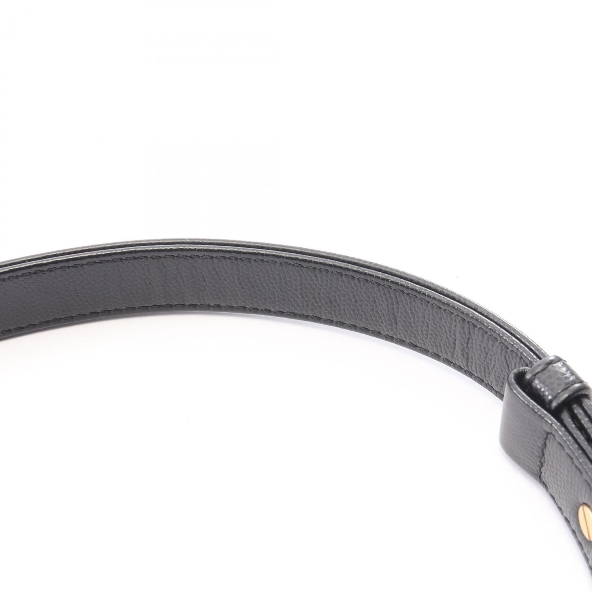 Chanel Black Grained Calfskin Handbag Shoulder Bag (Pre-Owned)