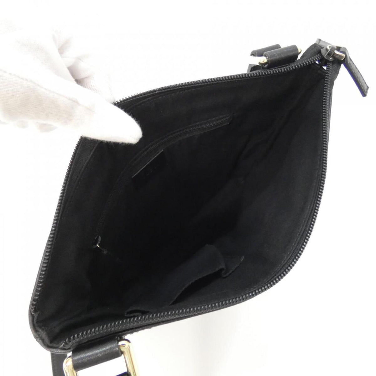 Gucci Black Leather Shoulder Bag (Pre-Owned)