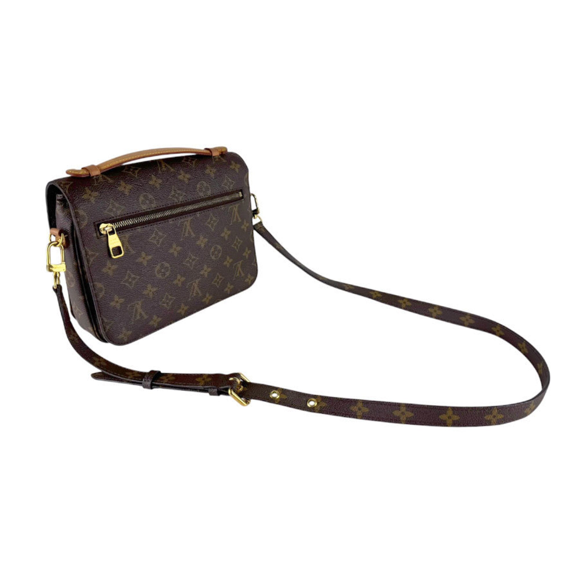 Louis Vuitton Brown Monogram Monogram Pochette Shoulder Bag (Pre-Owned)