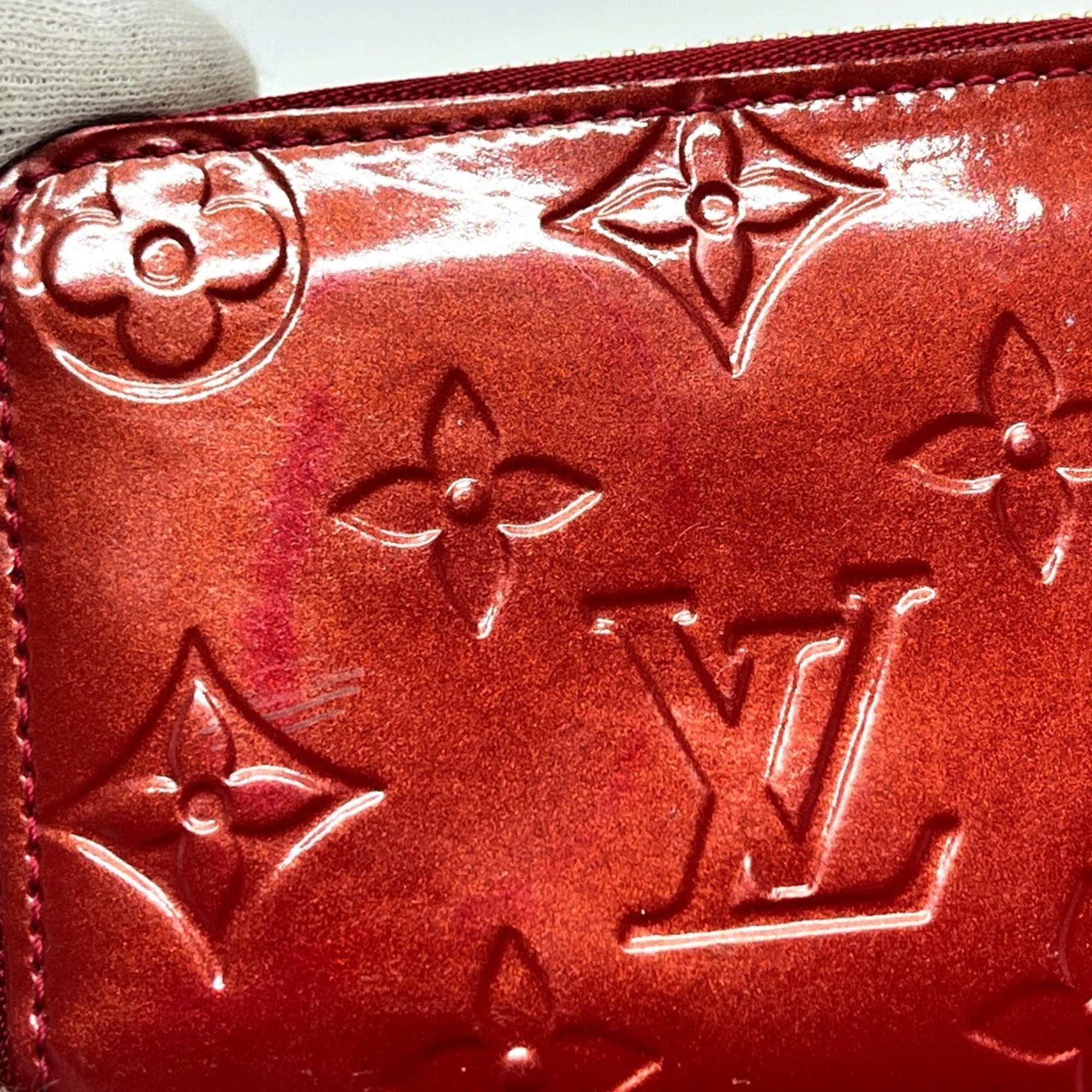 Louis Vuitton Pomme D'amour Monogram Vernis Coin Purse/Coin Case (Pre-Owned)