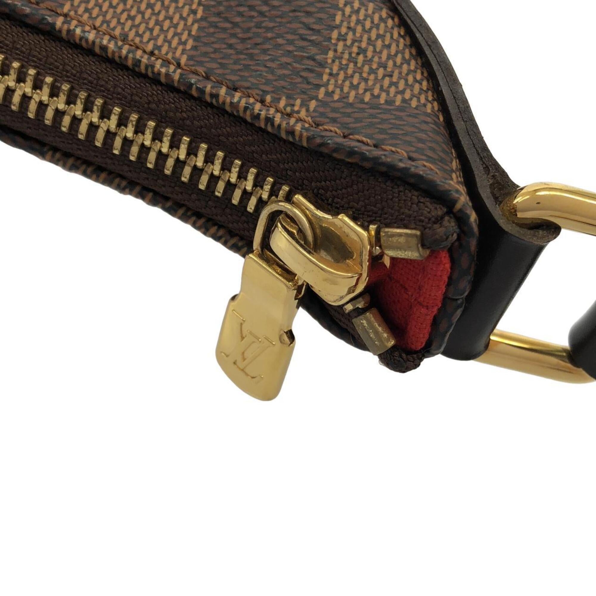 Louis Vuitton Damier Damier Canvas Ebene Damier Canvas Shoulder Bag (Pre-Owned)