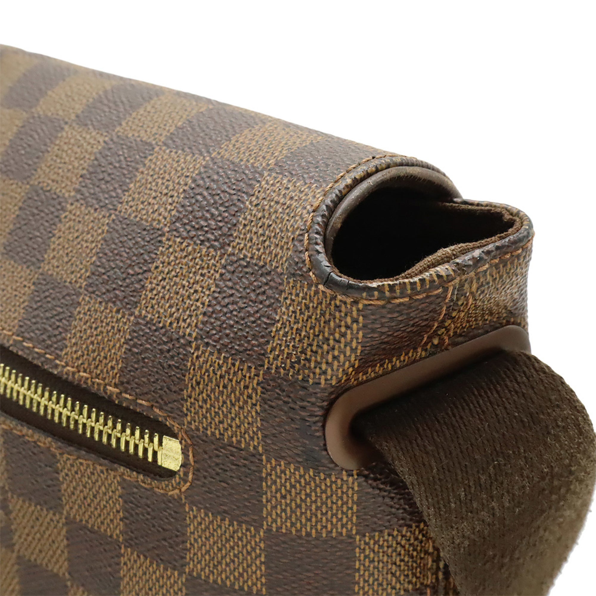 Louis Vuitton Brown Damier Canvas Pvc Shoulder Bag (Pre-Owned)