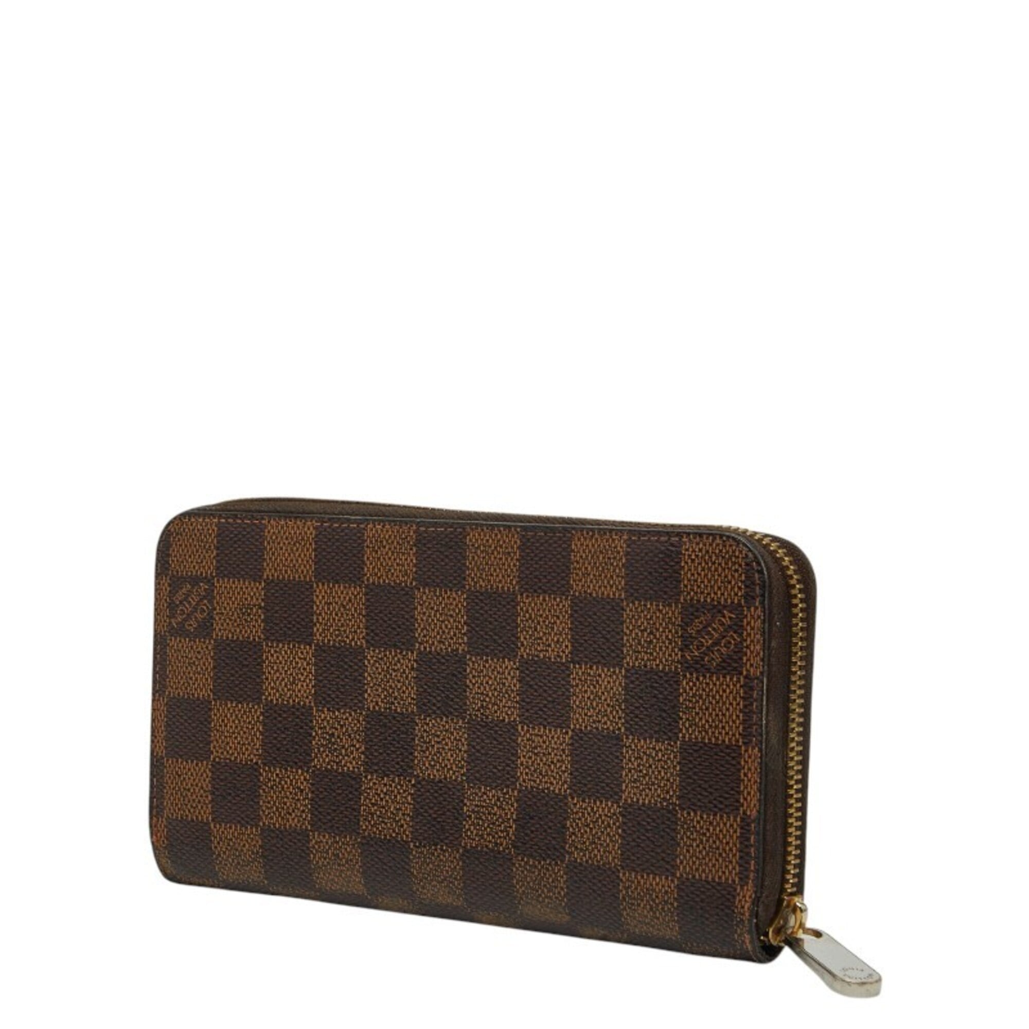 Louis Vuitton Brown Pvc Long Wallet (Bi-Fold) (Pre-Owned)